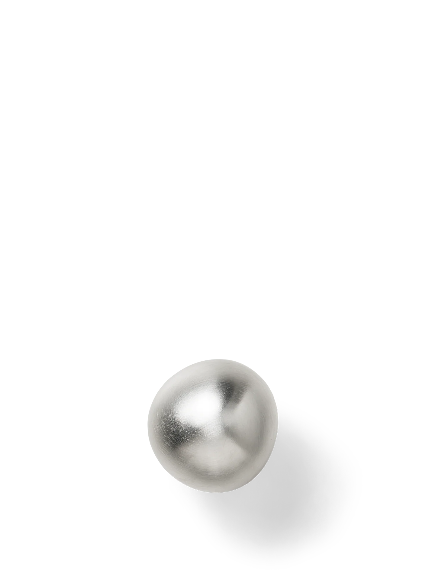 Mushroom Hook - Brushed Stainless Steel