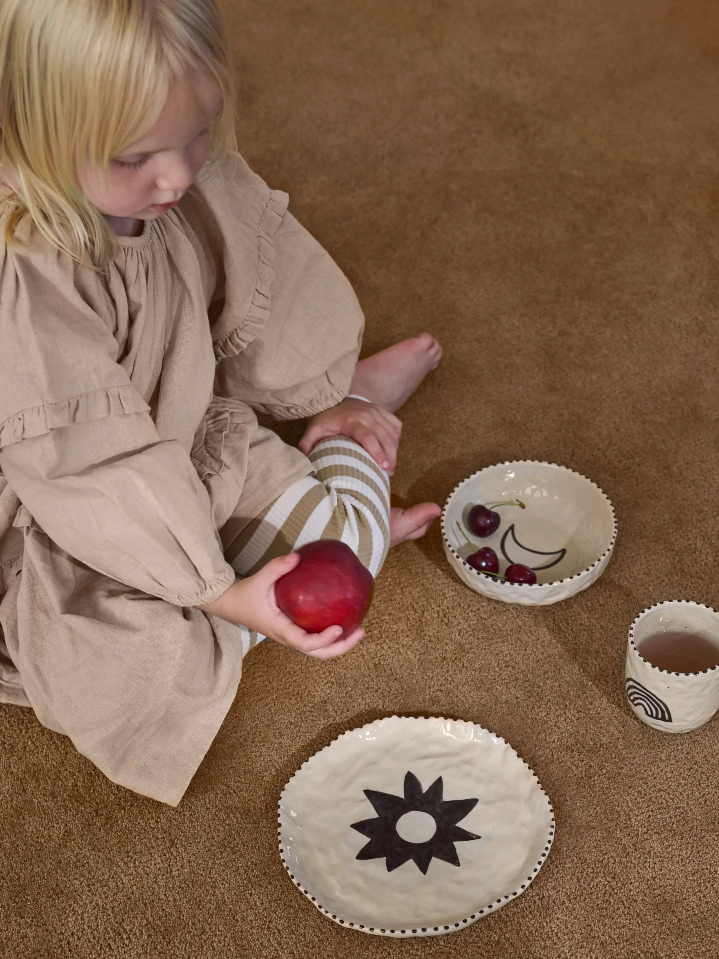 Naive Ceramic Set - Red Brown - Image 2