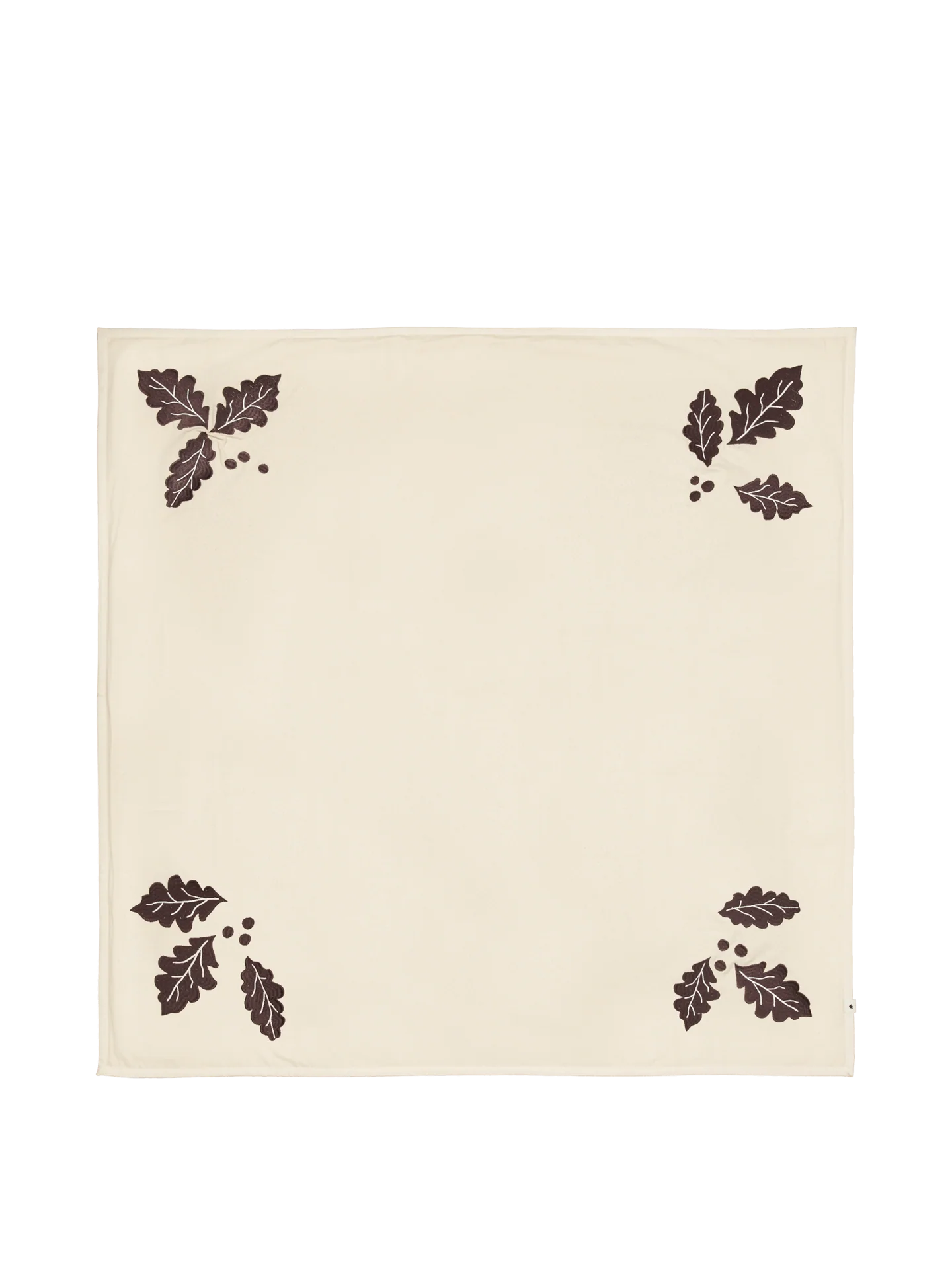 Oak Christmas Tree Blanket - Square - Natural