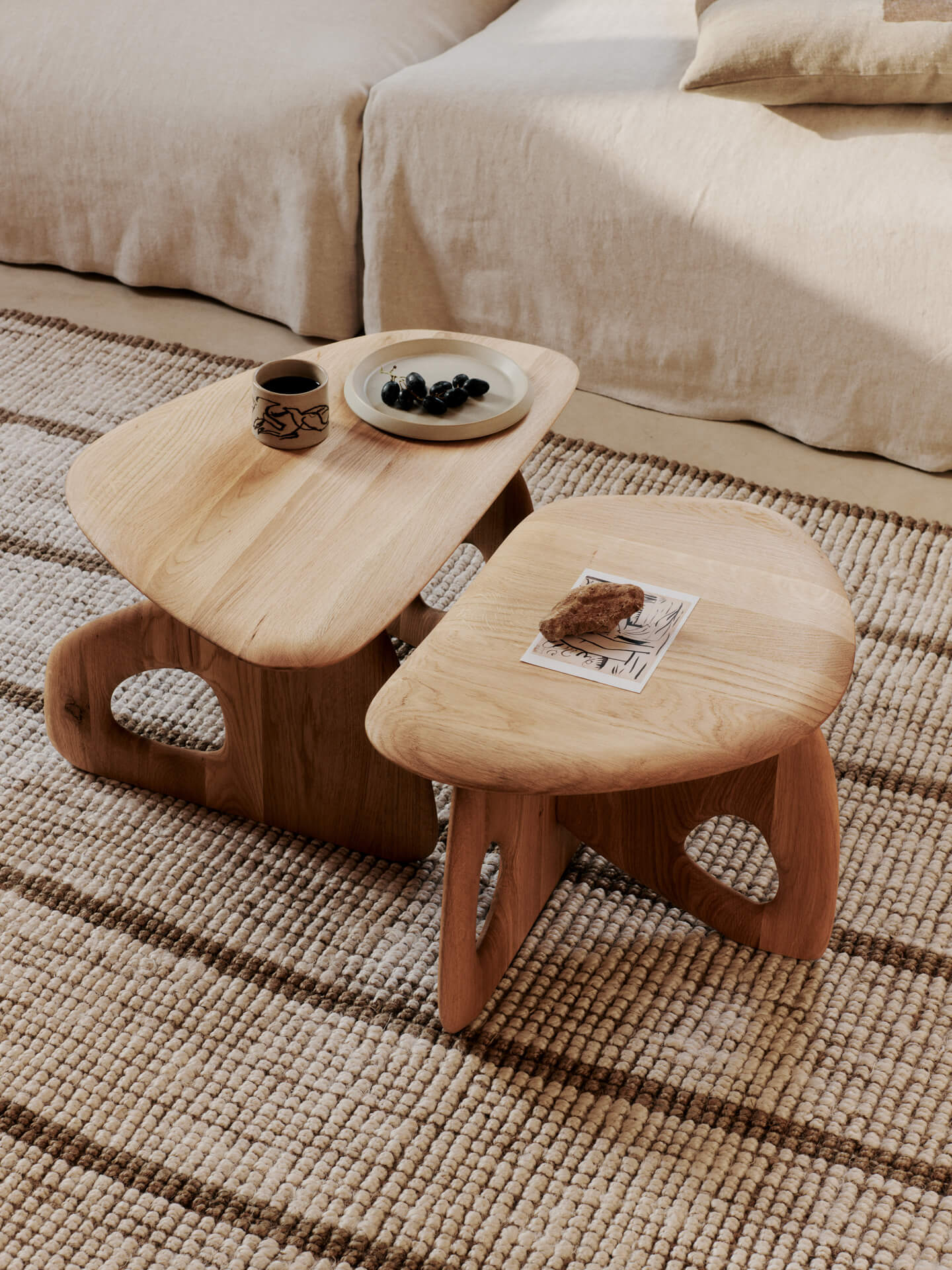 Oar Coffee Table - Small - Natural Oak - Image 3