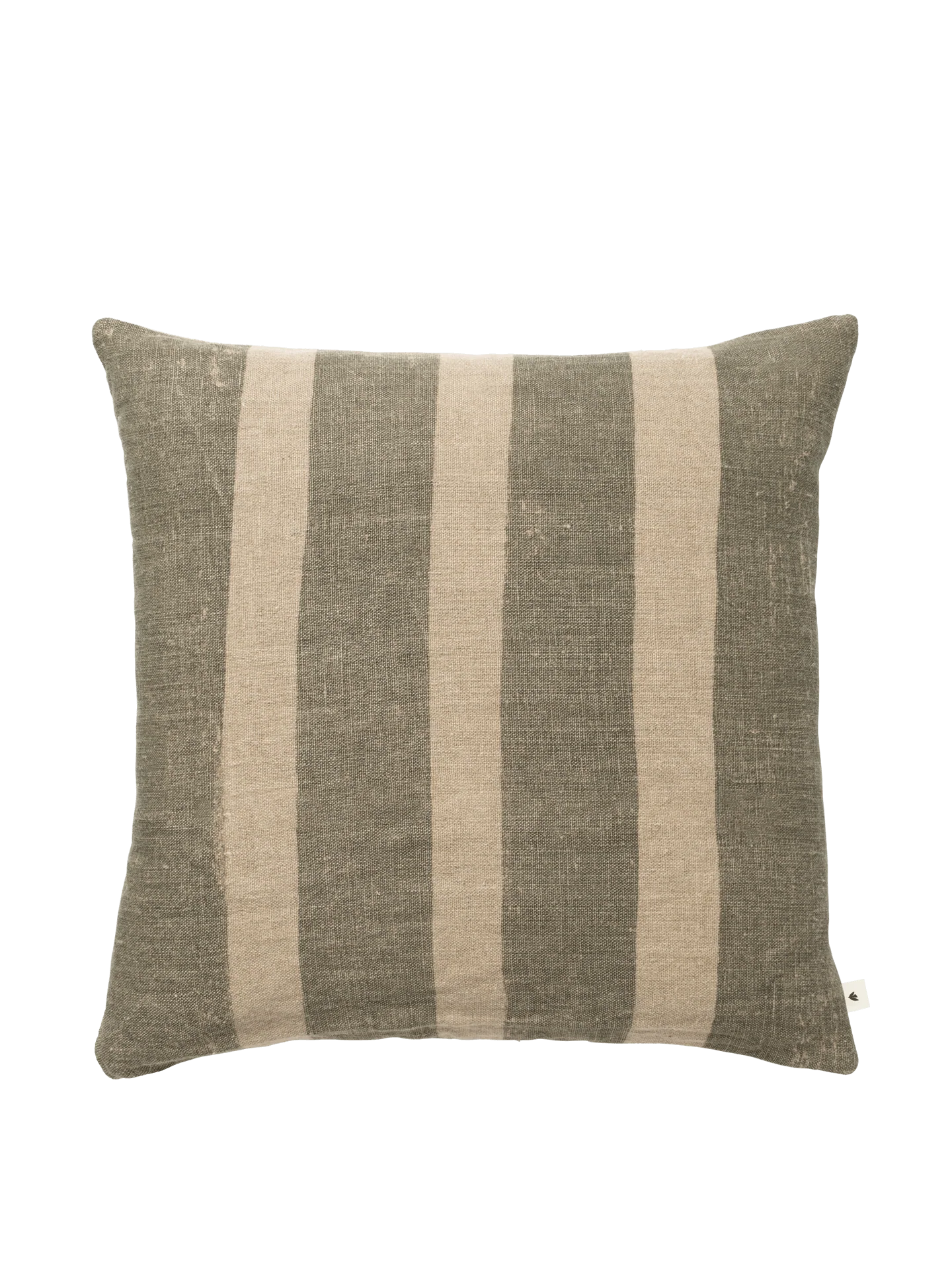 Oleo Cushion Cover - Tea Green/Natural