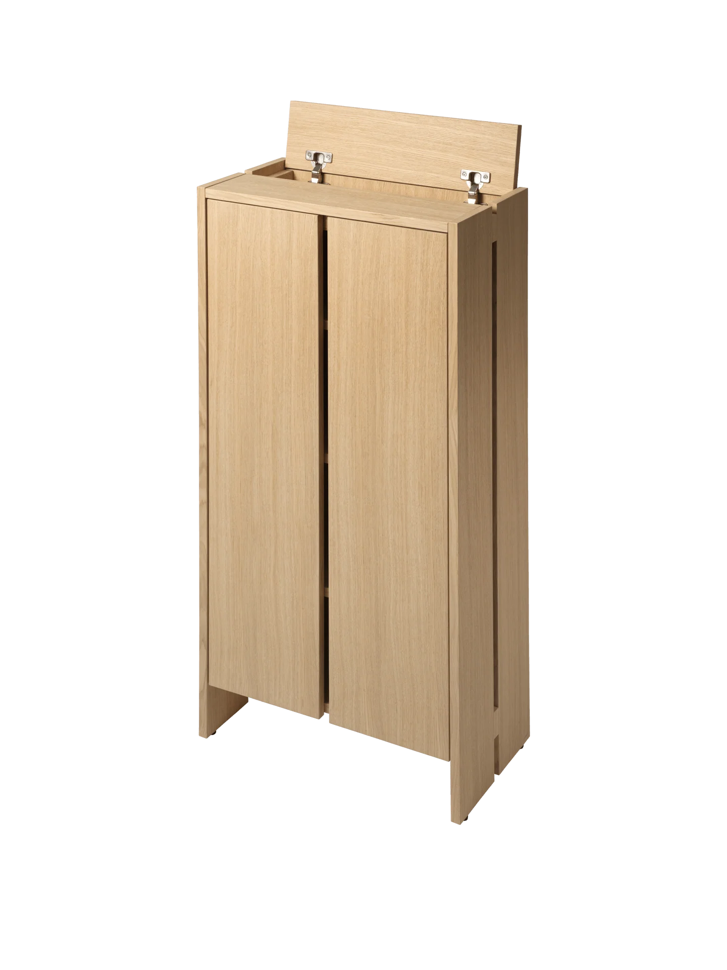 Parcel Hallway Cabinet - Tall - Natural Oak - Image 4