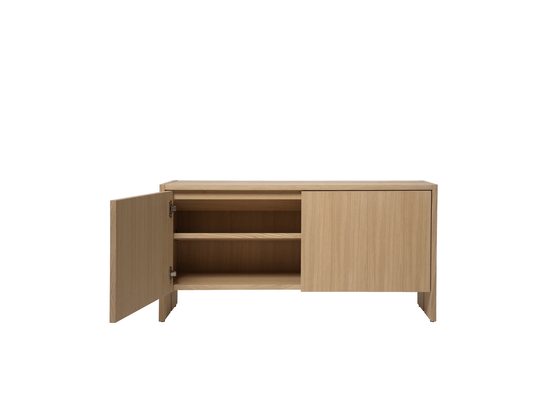 Parcel Hallway Cabinet - Low - Natural Oak - Image 3