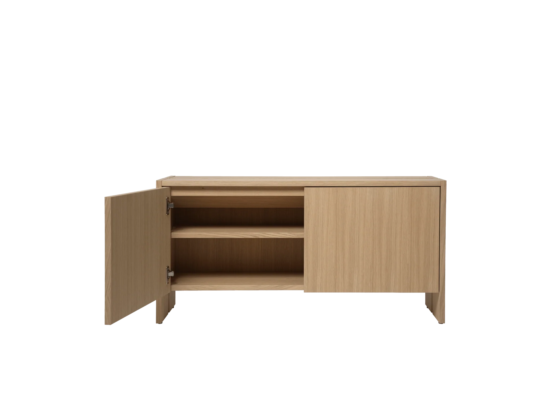 Parcel Hallway Cabinet - Low - Natural Oak - Image 4