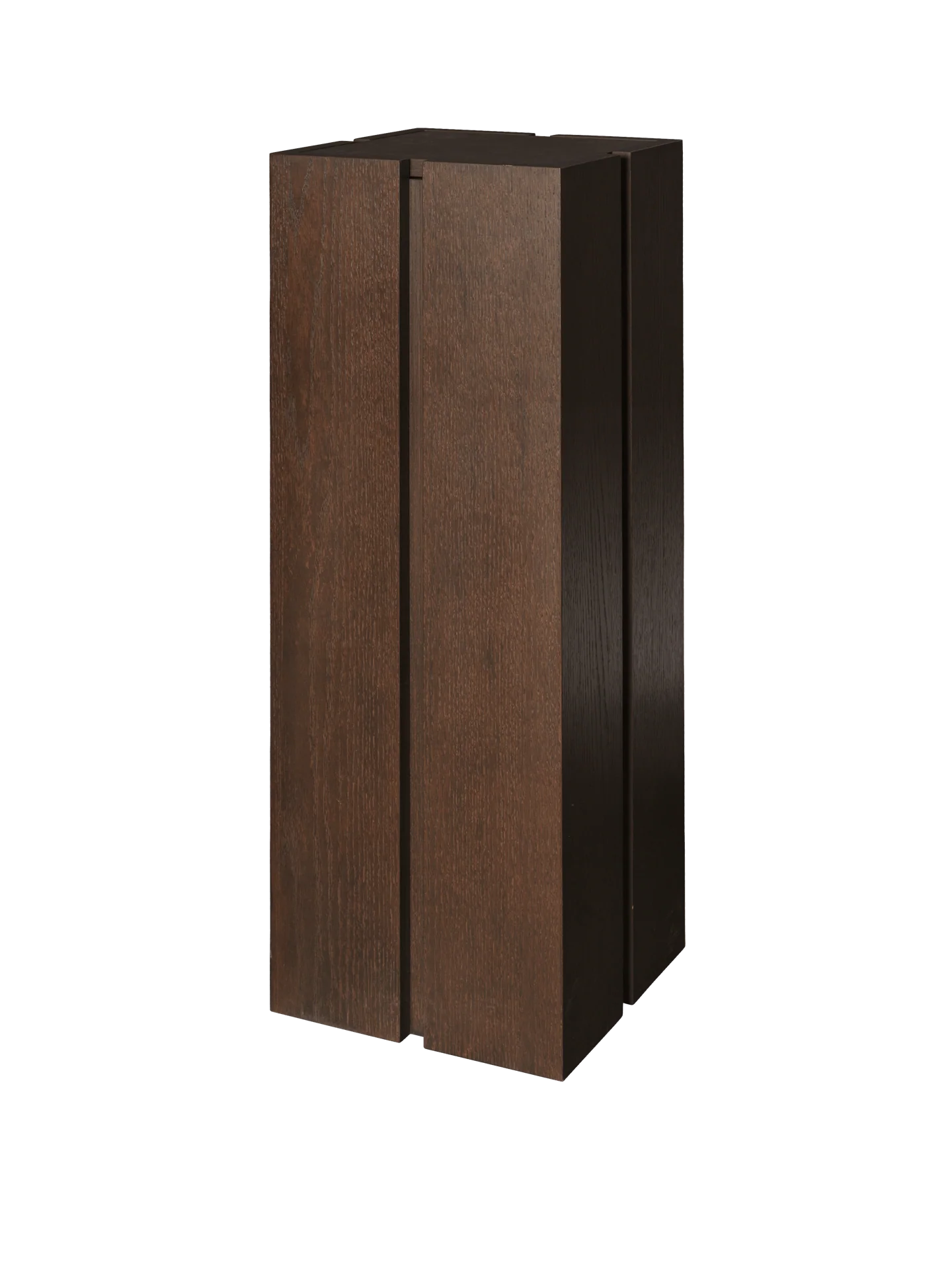 Parcel Pedestal - Dark Stained Oak - Image 3
