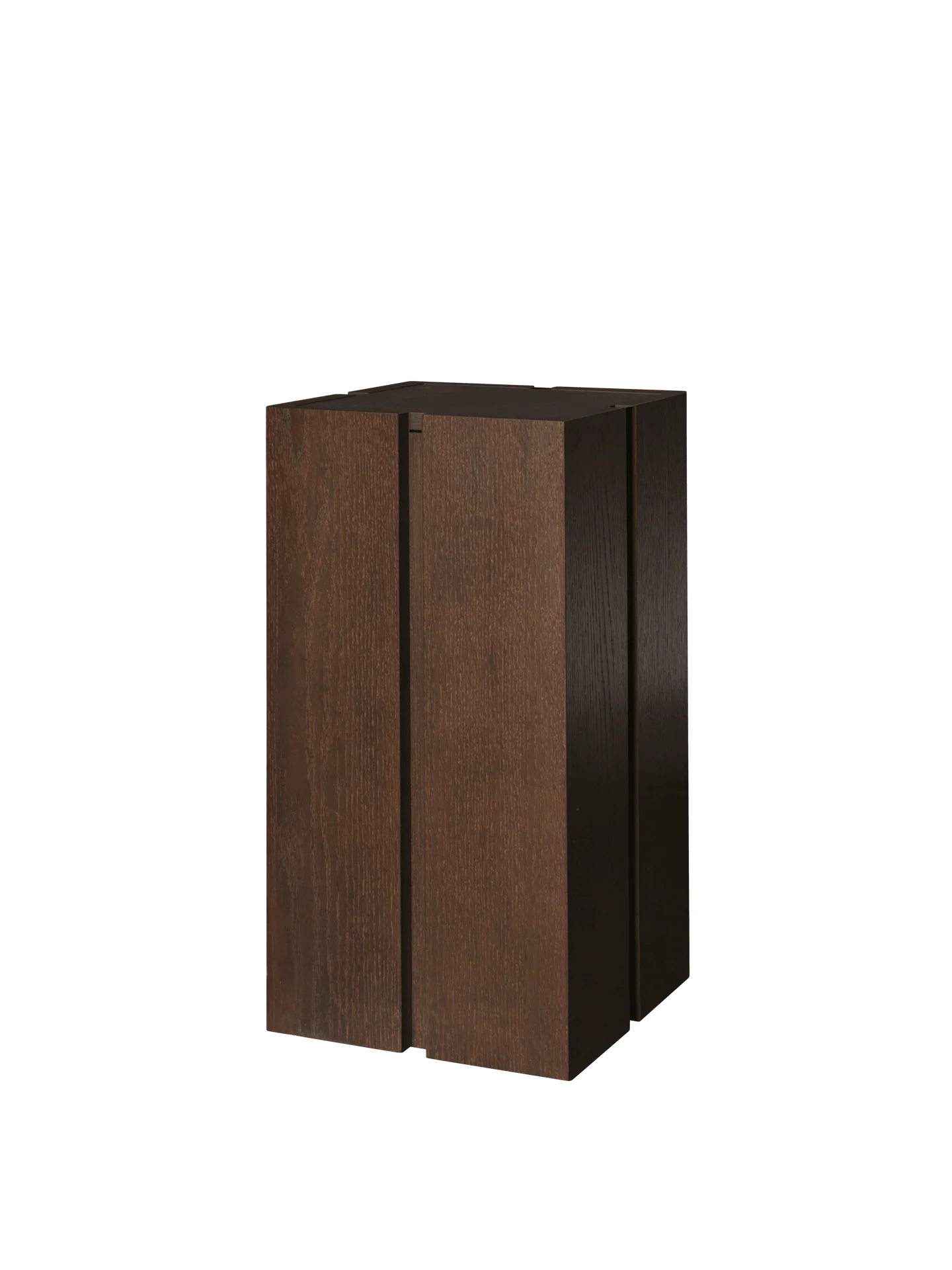 Parcel Pedestal - Dark Stained Oak - Image 6