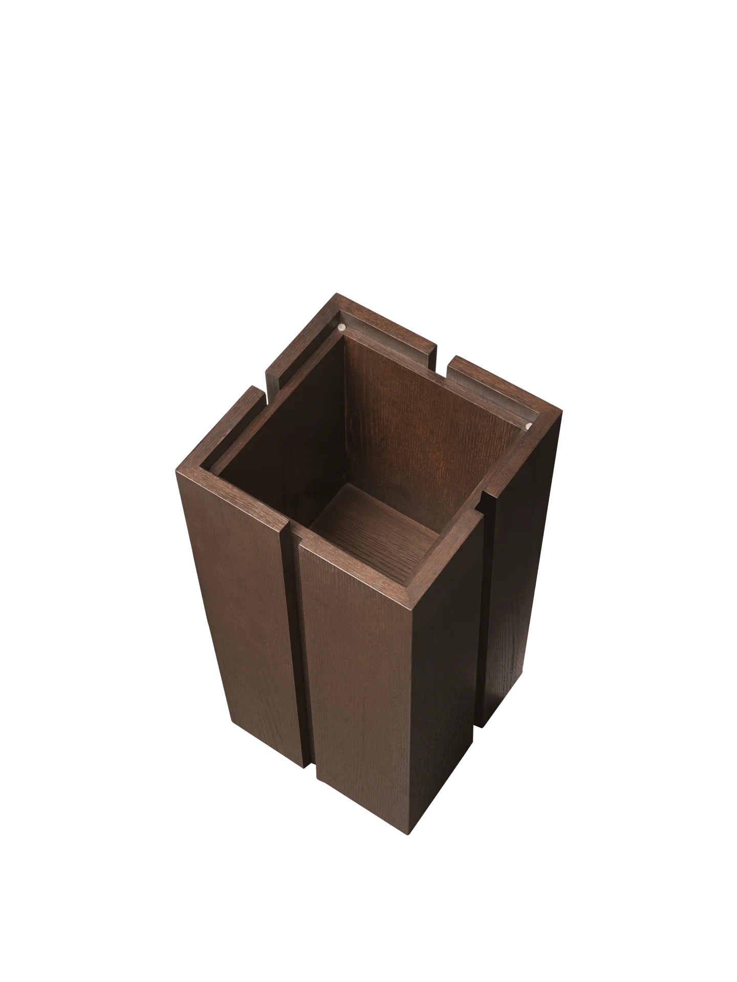 Parcel Pedestal - Dark Stained Oak - Image 7
