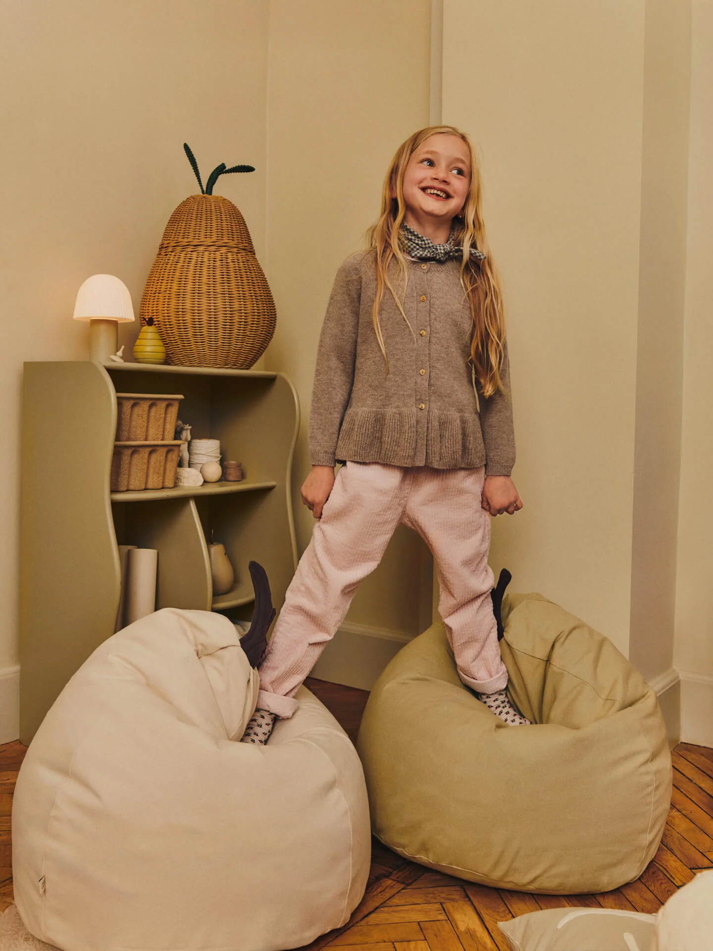 Pear Bean Bag - Natural - Image 2