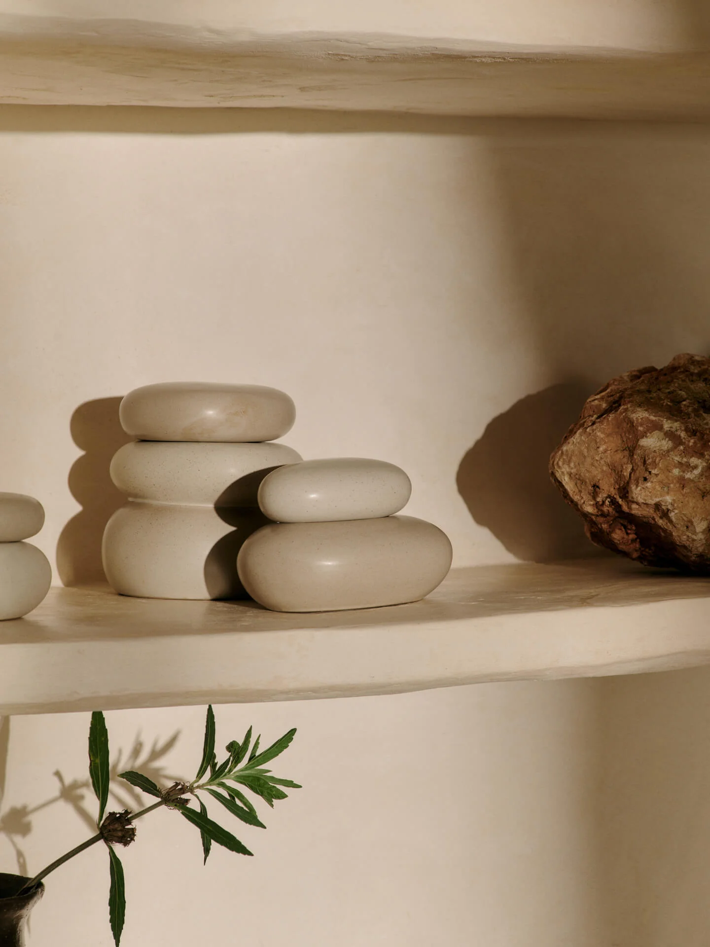 Pebble Box - Large - Sand/Cream - Image 2
