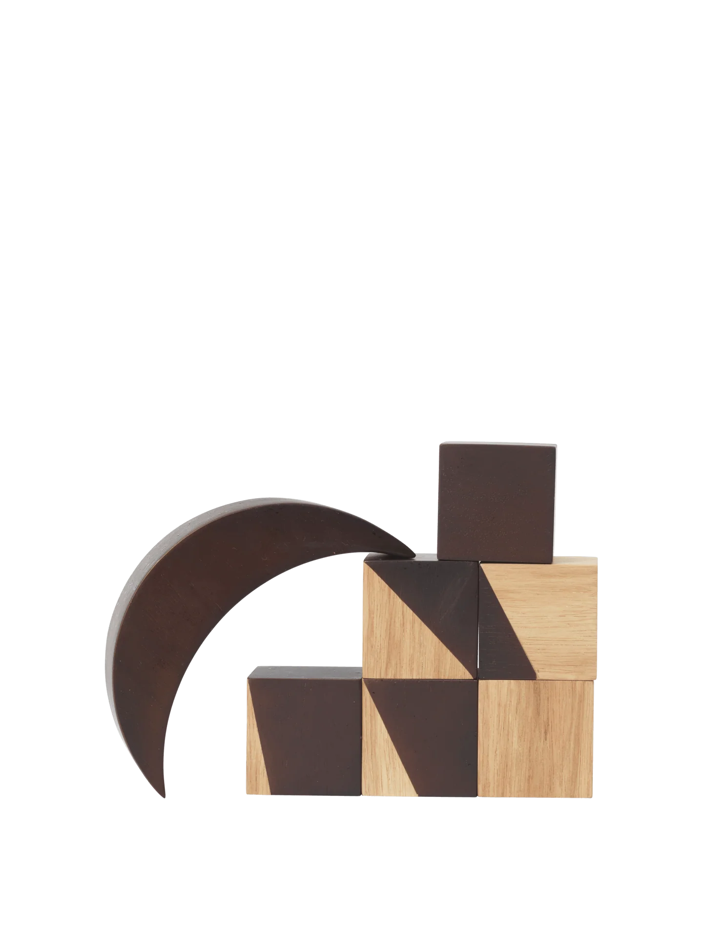 Phase Building Blocks - Natural/Dark Stained - Image 4