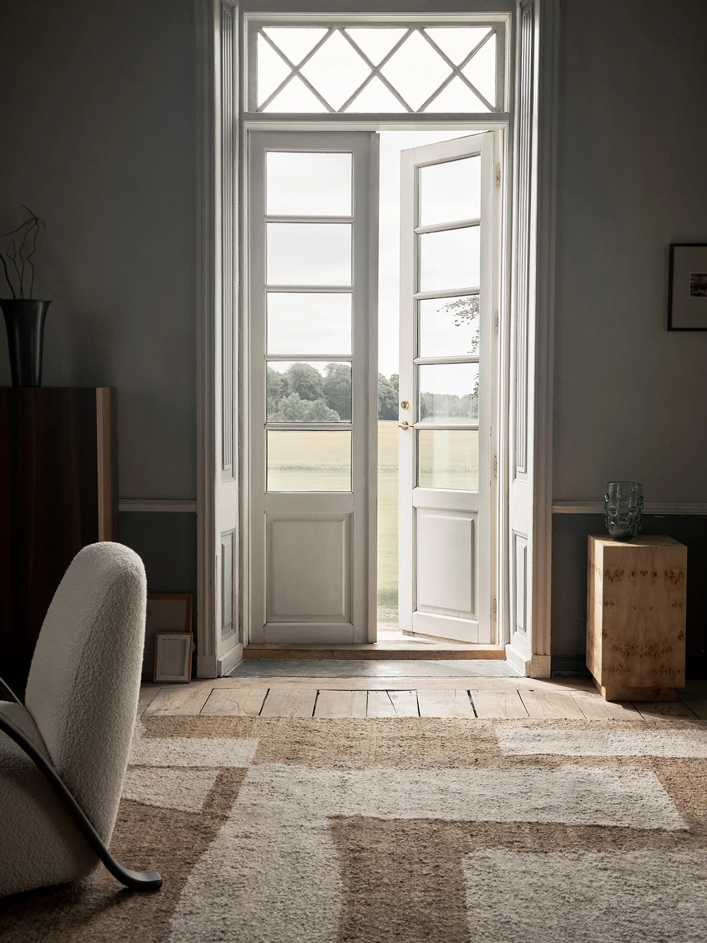 Piece Rug - Off-White/Toffee - Image 3