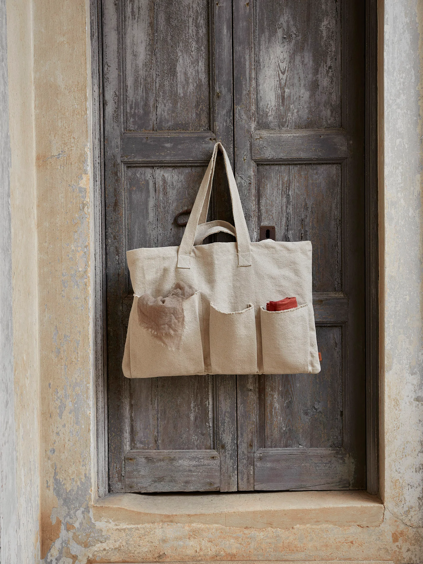 Pocket Weekend Bag - Off-white - Image 2