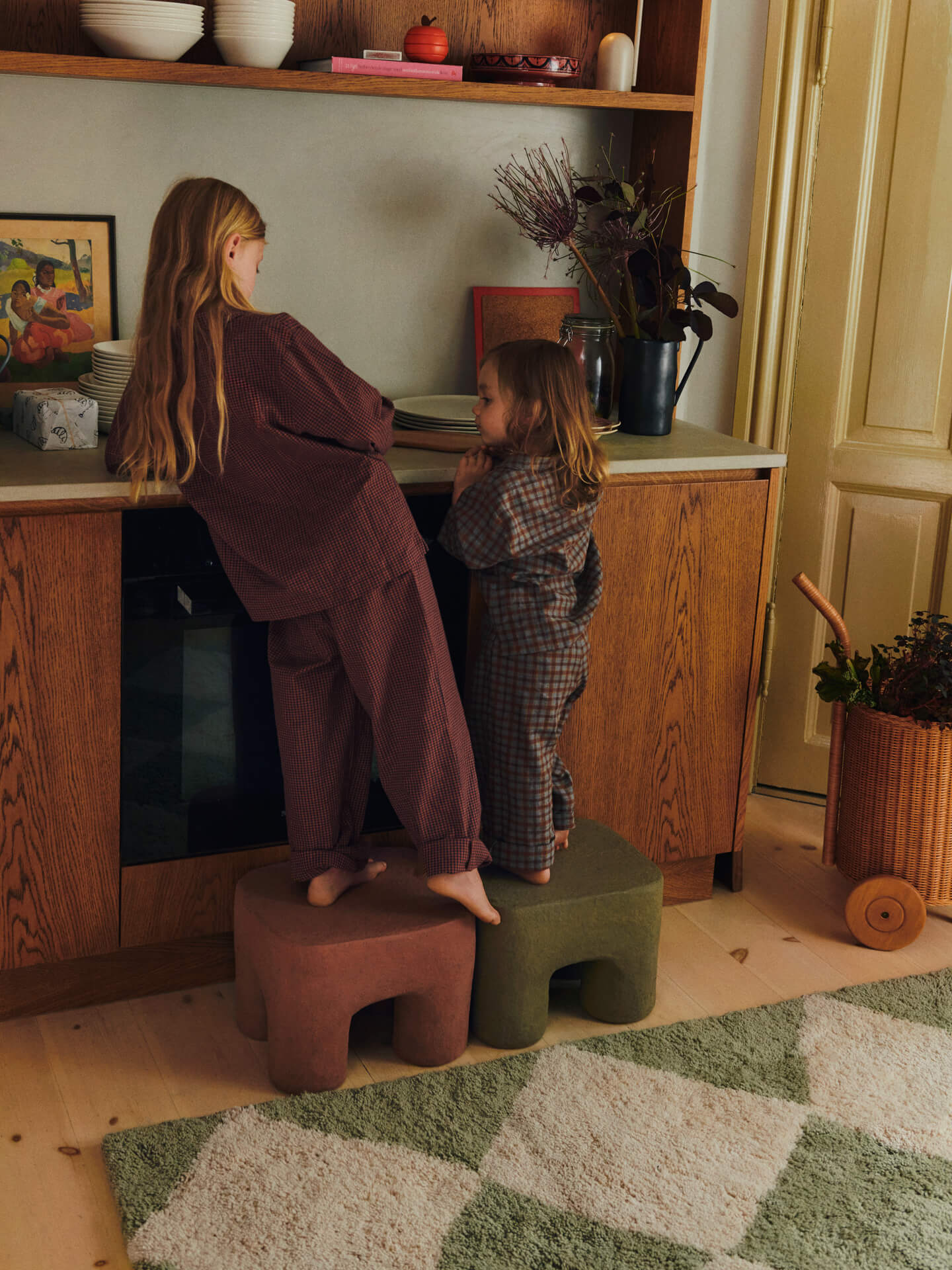 Podo Stool - Red Brown - Image 3