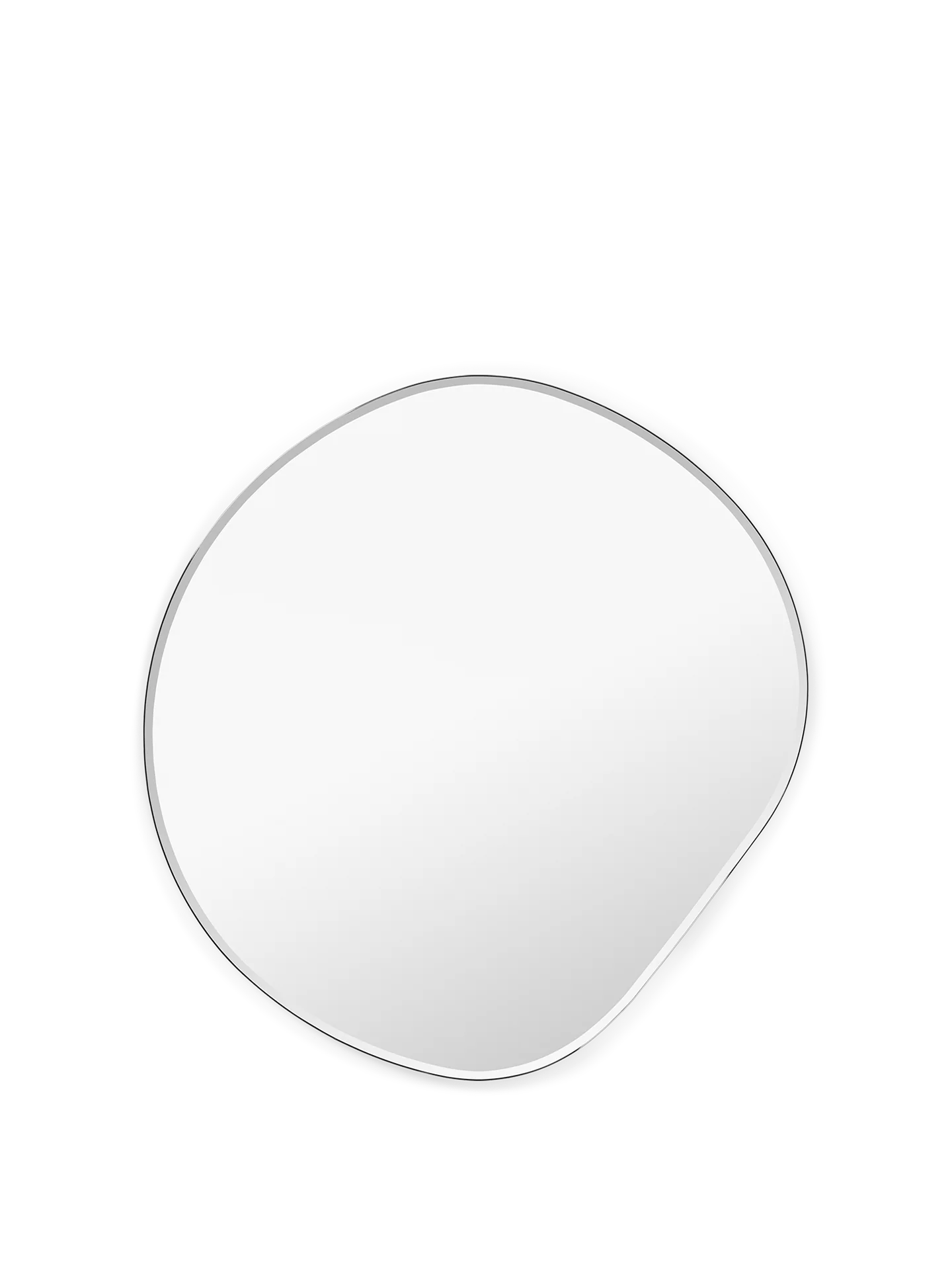 Pond Mirror - Small - Dark Chrome