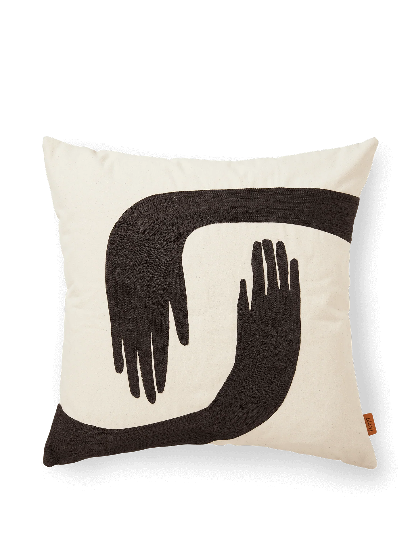 Pose Cushion - Coffee/Undyed