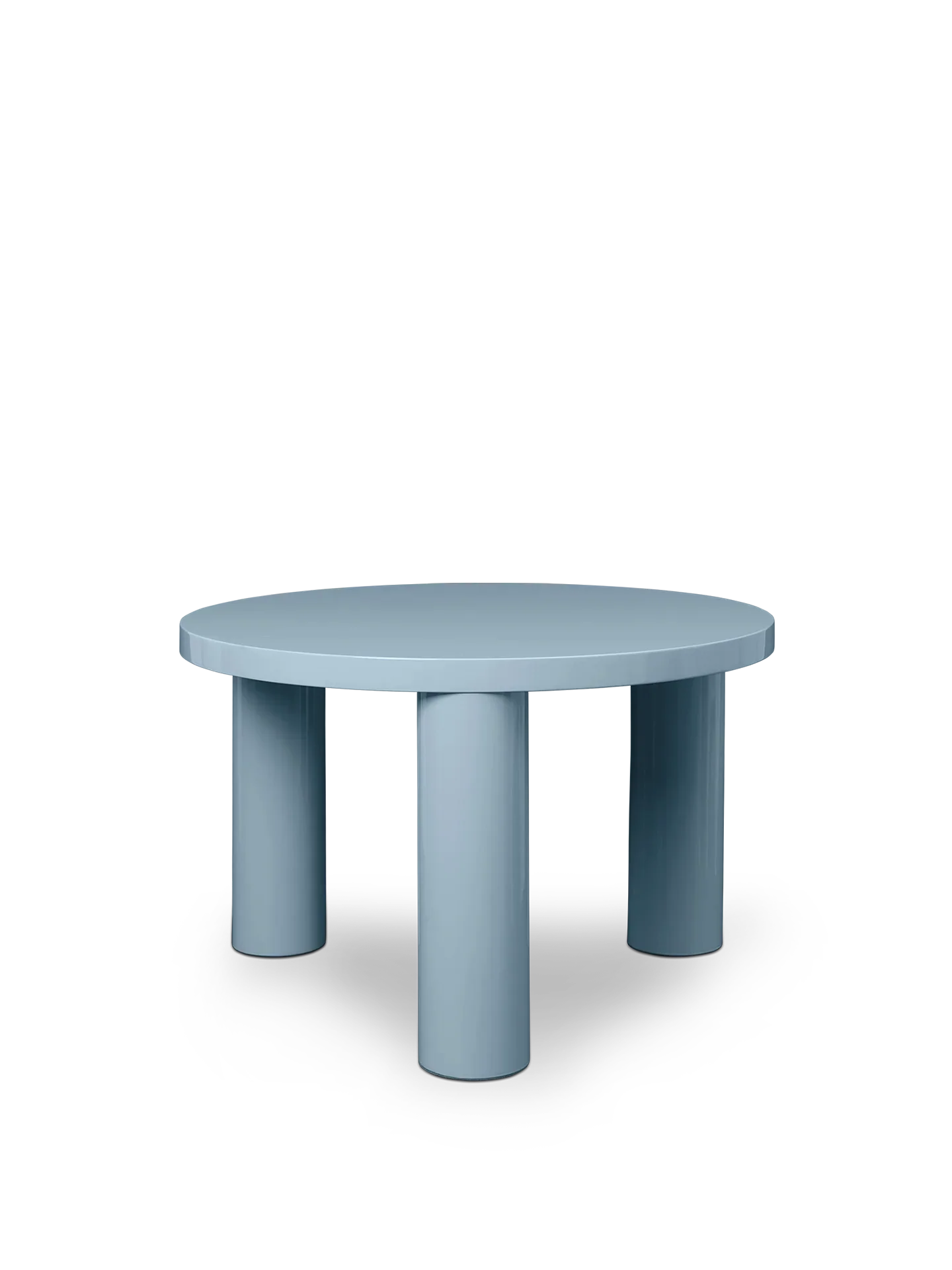 Post Coffee Table - Small - Ice Blue