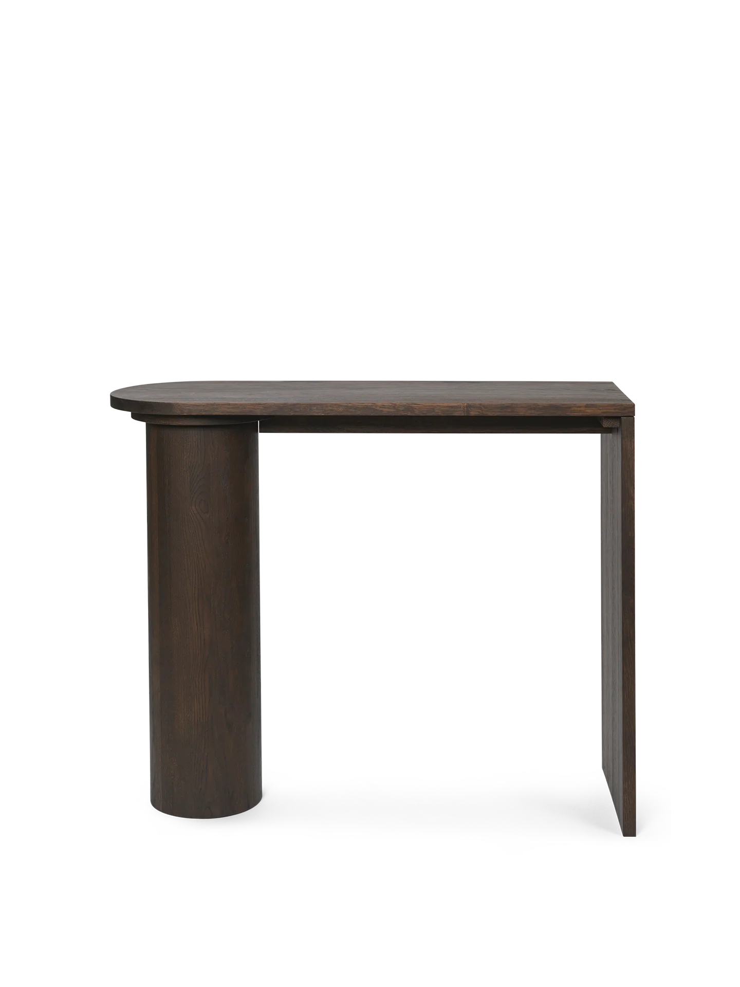 Pylo Console Table - Dark Stained Oak