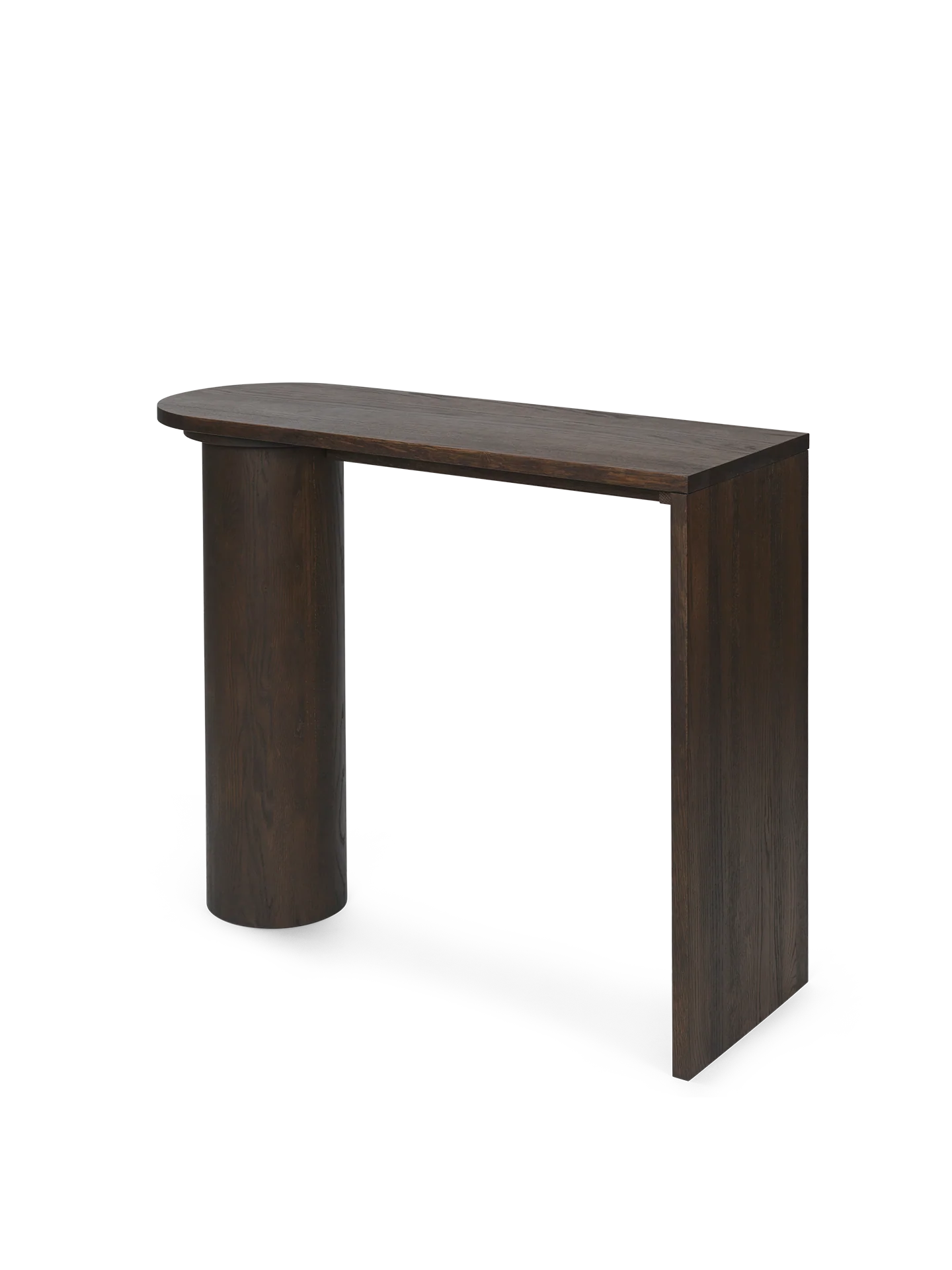 Pylo Console Table - Dark Stained Oak - Image 5