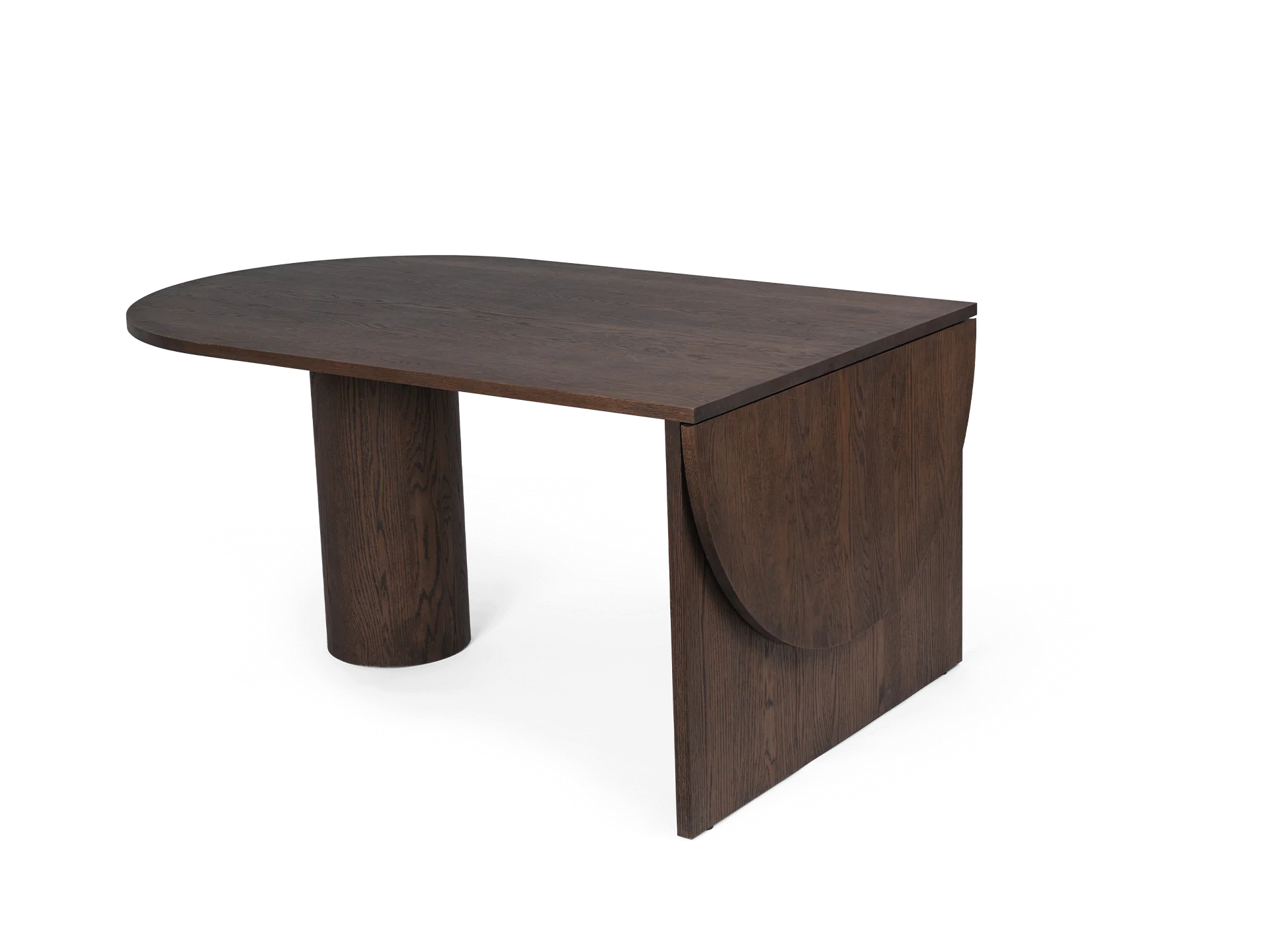 Pylo Dining Table - Dark Stained Oak - Image 4