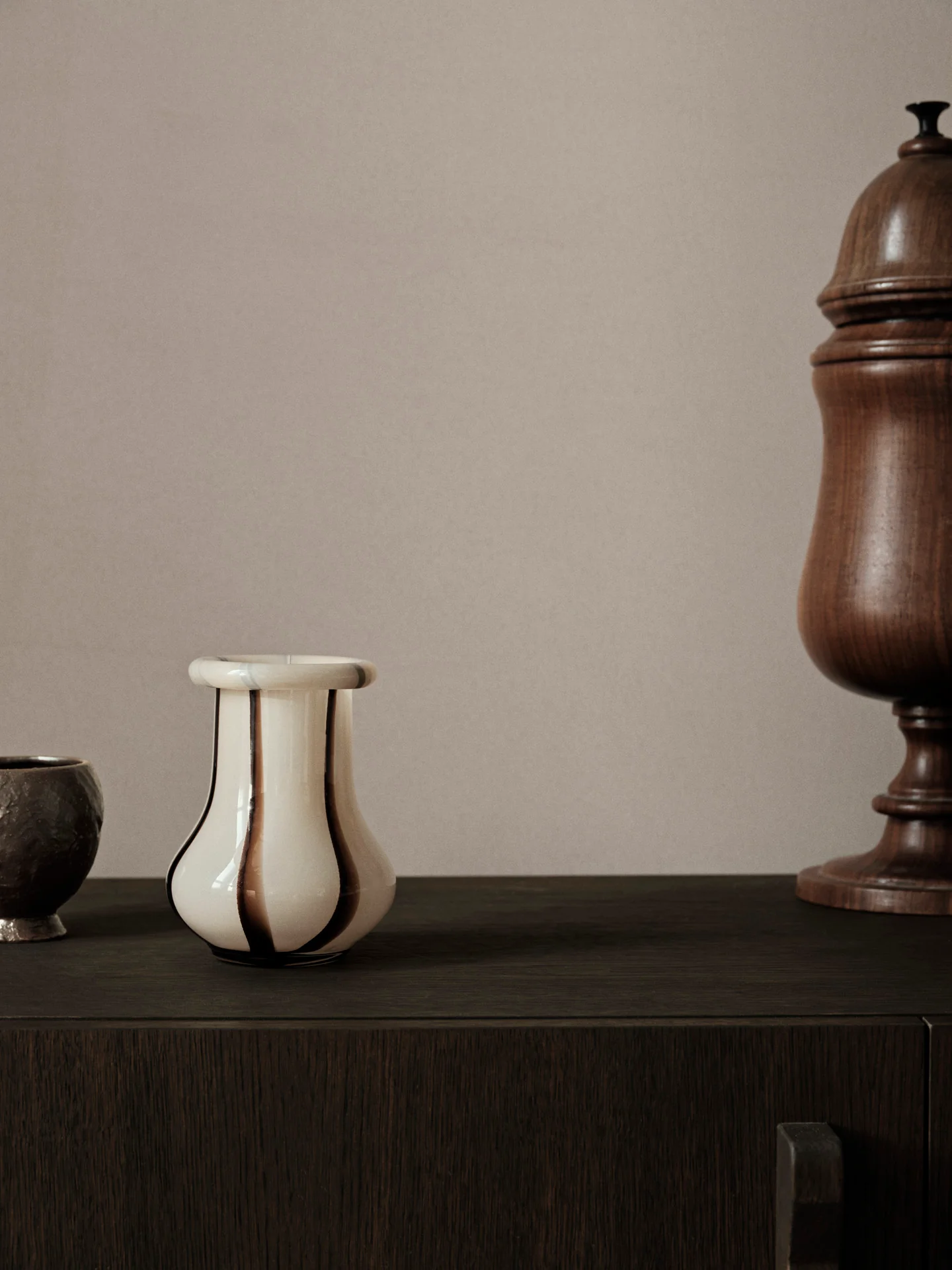 Riban Vase - Small - Cream - Image 2