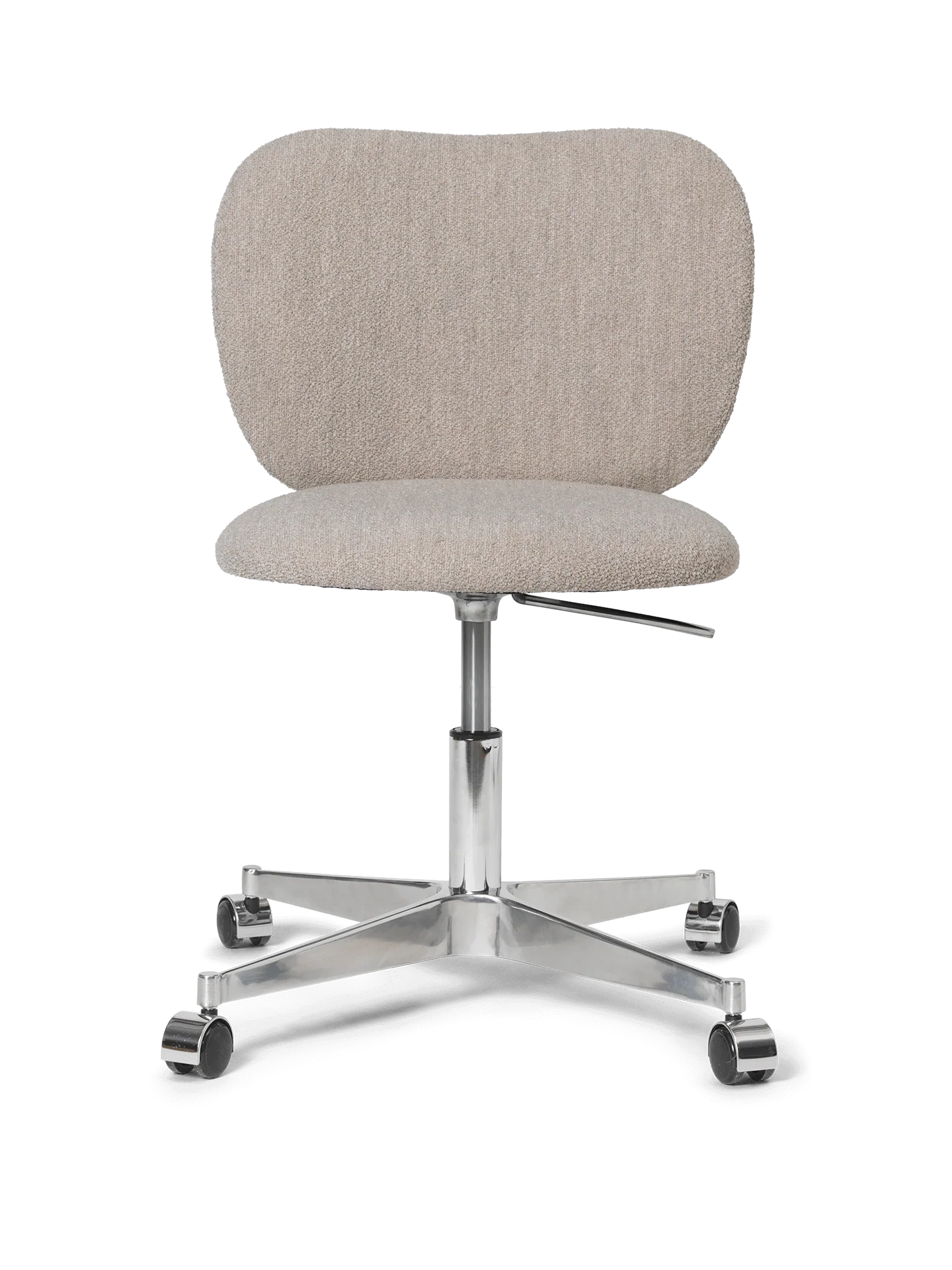 Rico Chair - Castors - Soft Bouclé - Natural - UK
