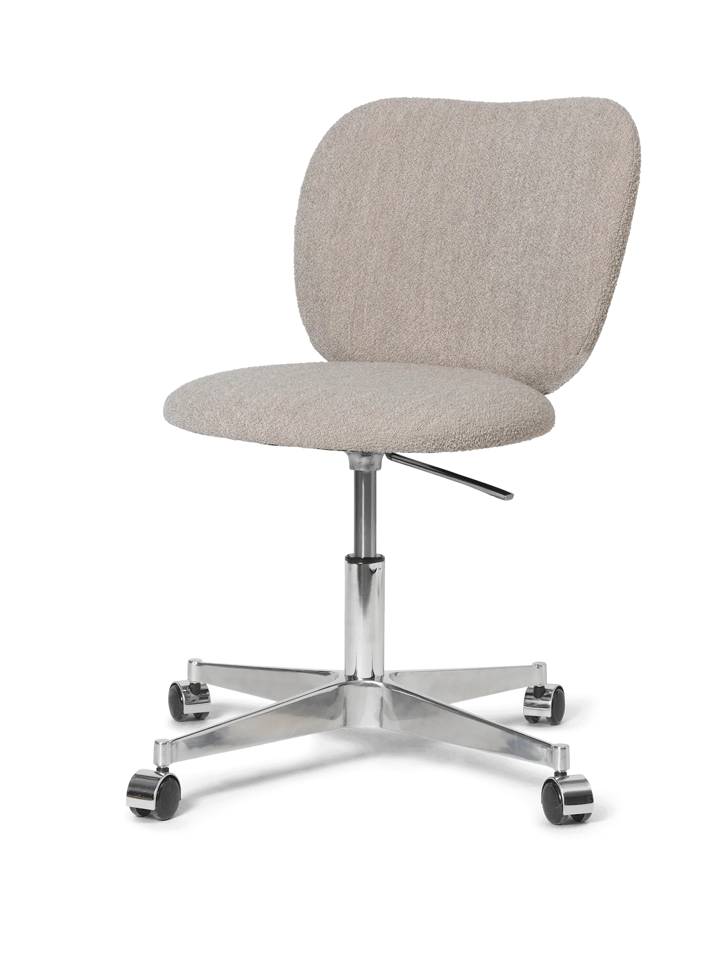 Rico Chair - Castors - Soft Bouclé - Natural - UK - Image 5