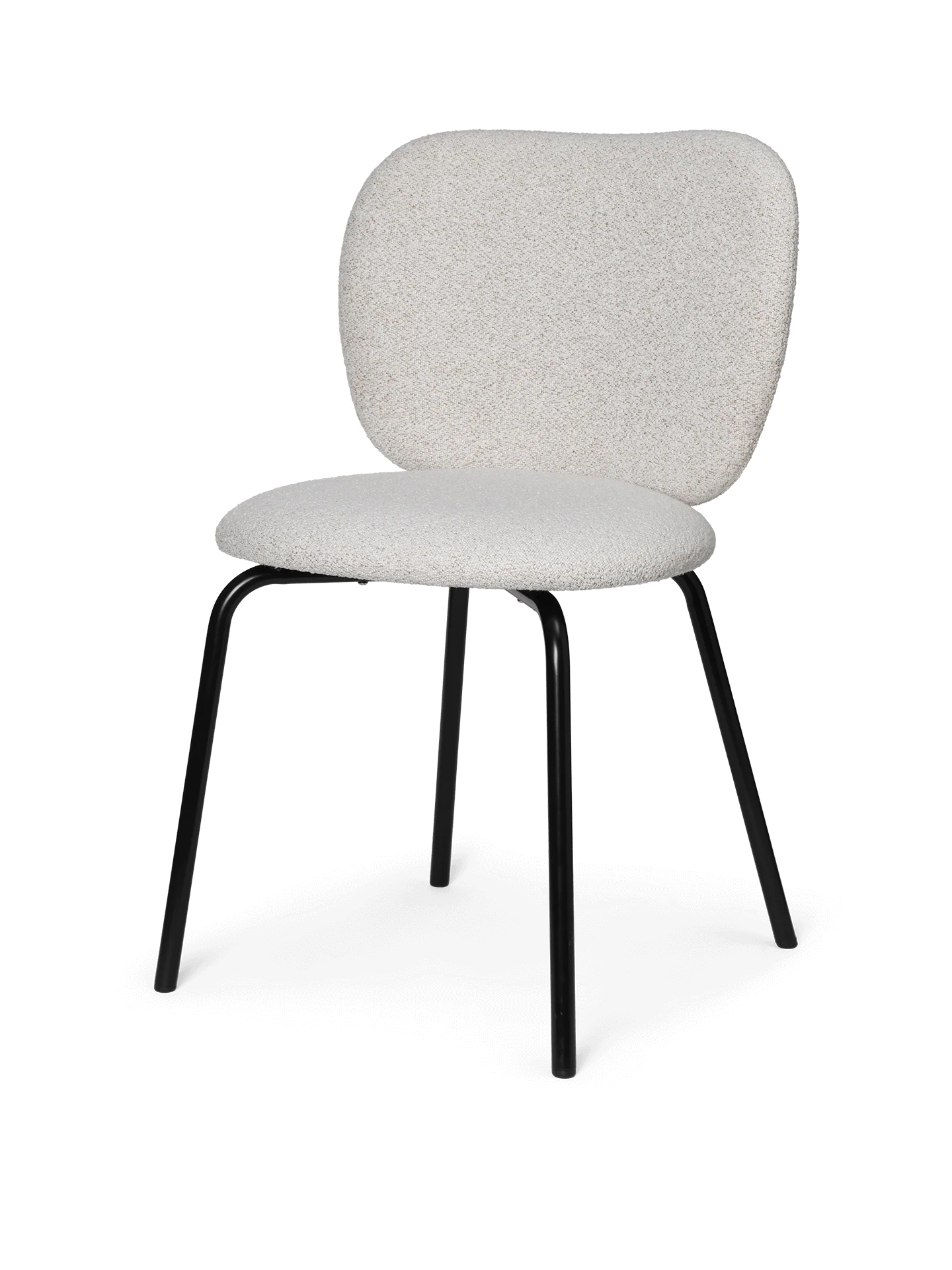 Rico Chair - Black - Soft Bouclé - Off-White/Sand - UK - Image 5