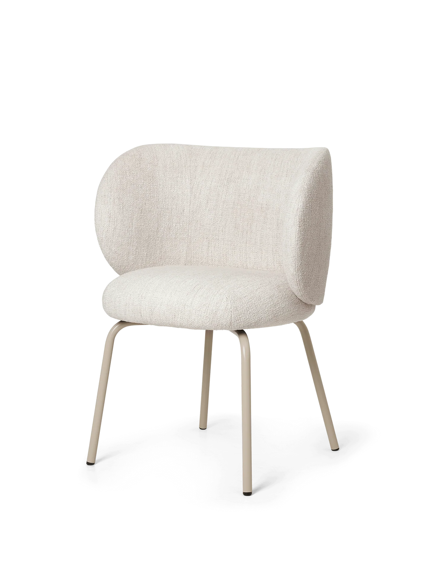 Rico Dining Chair - Cashmere - Bouclé - Off-White - UK - Image 3