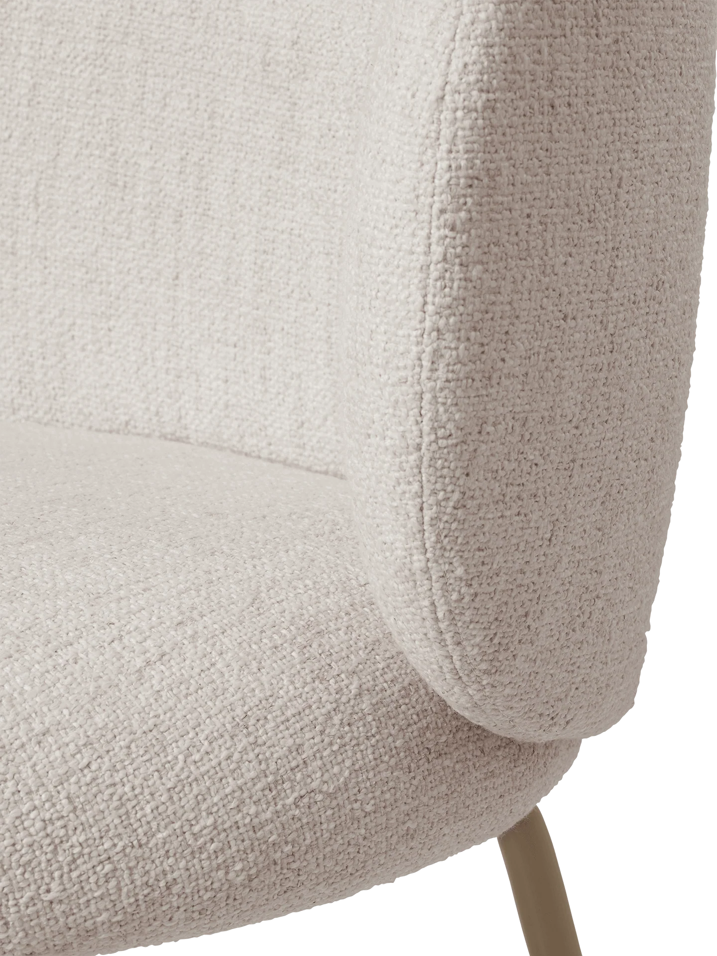 Rico Dining Chair - Cashmere - Bouclé - Off-White - UK - Image 5