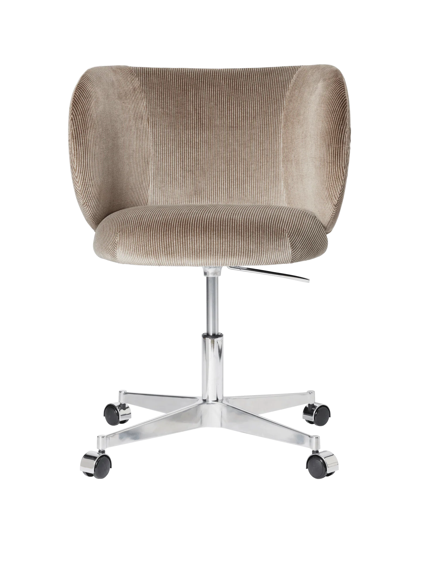 Rico Dining Chair - Castors - Devoré Velvet - Flint Grey - UK