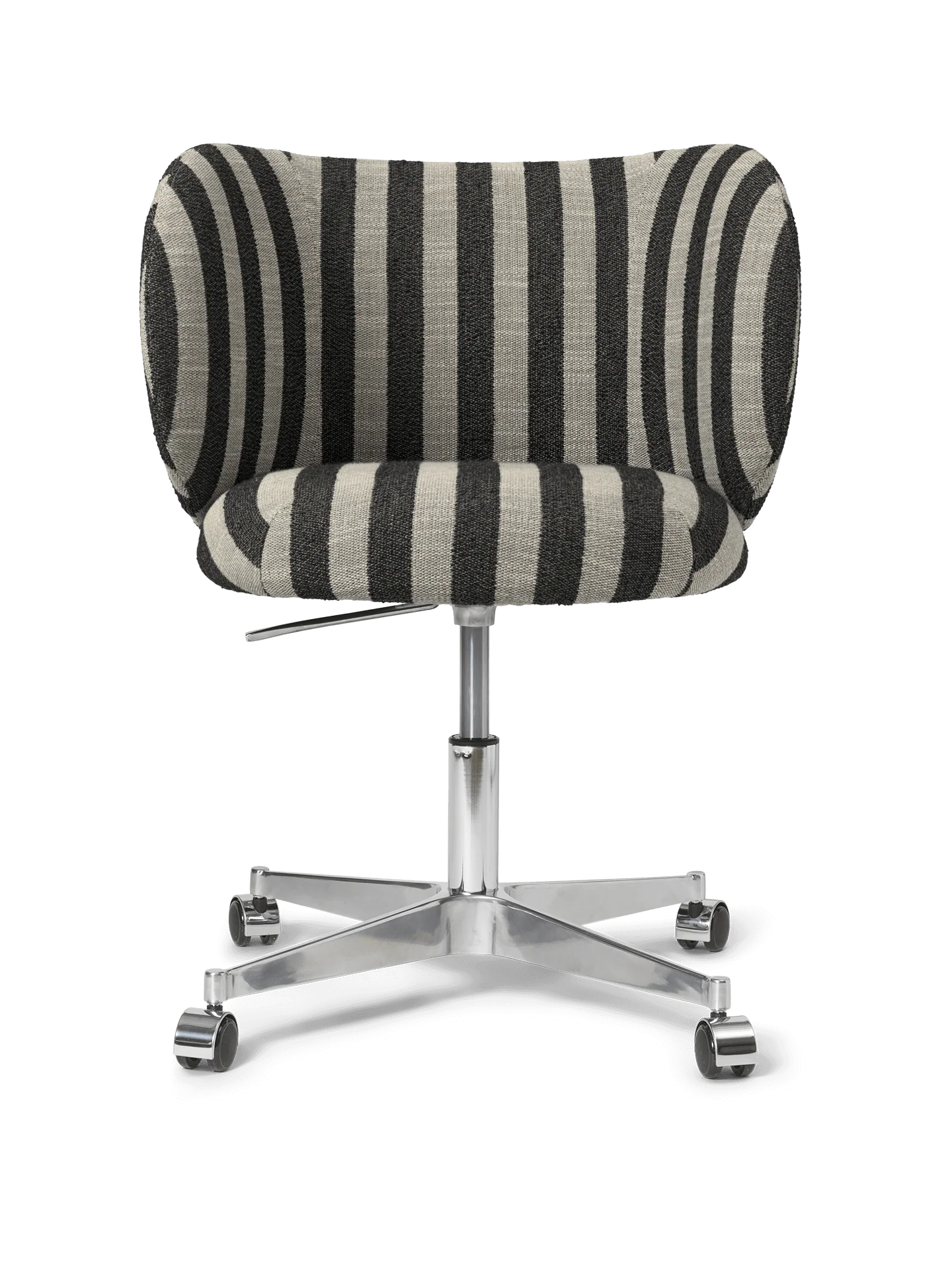 Rico Dining Chair - Castors - Louisiana - Sand/Black - UK