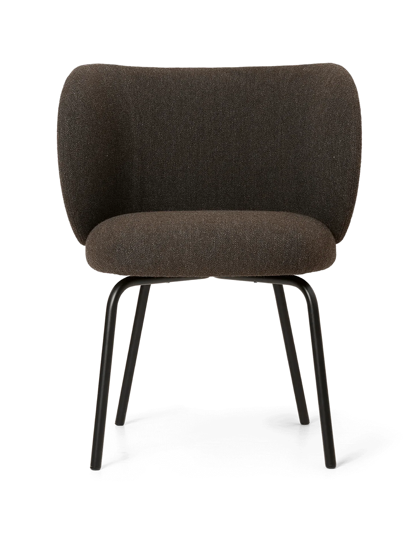 Rico Dining Chair - Black - Hallingdal - Dark Grey/Brown - UK