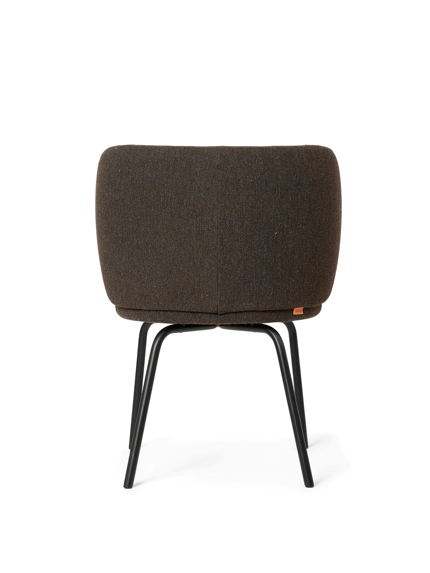 Rico Dining Chair - Black - Hallingdal - Dark Grey/Brown - UK - Image 3