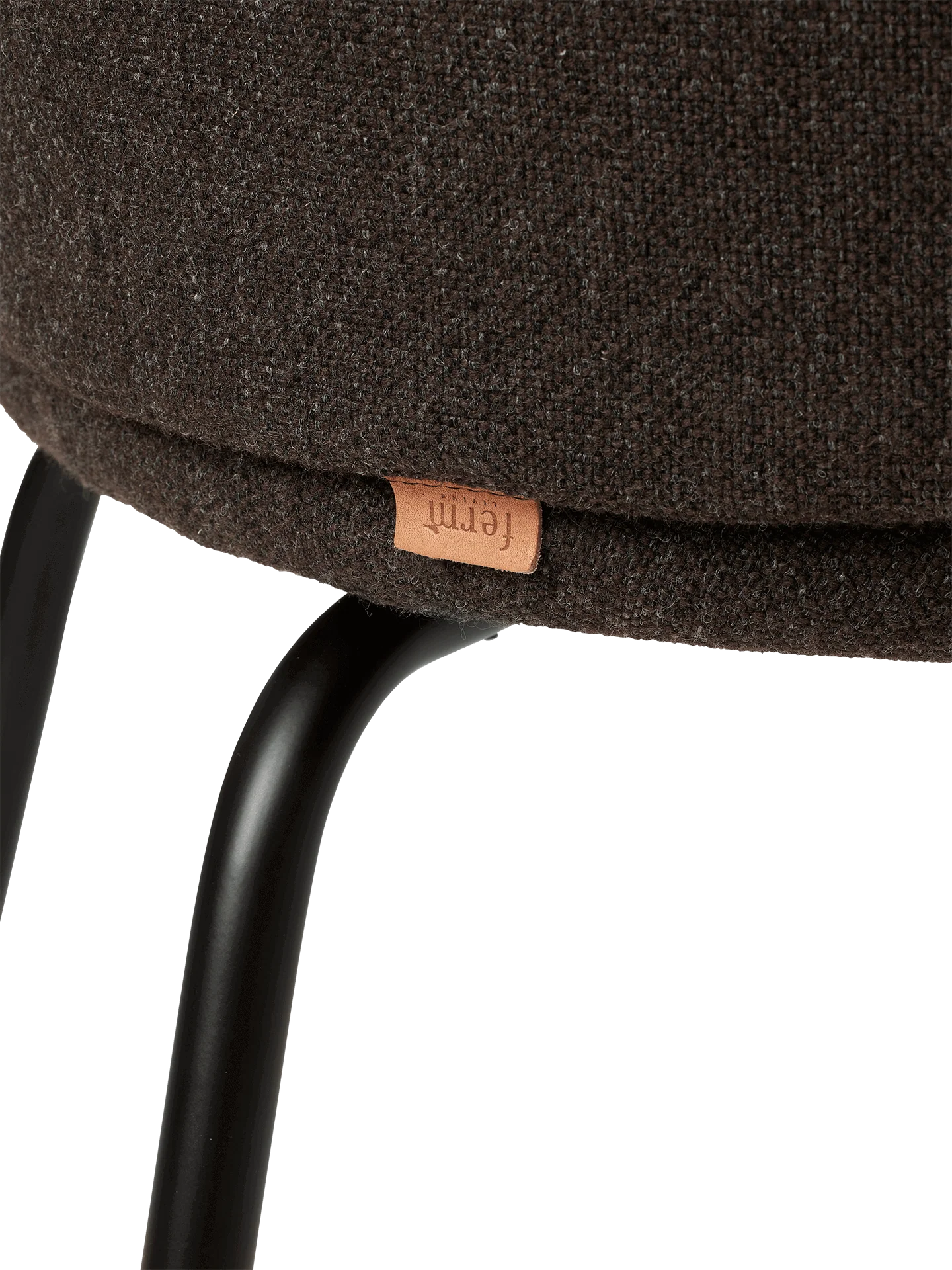 Rico Dining Chair - Black - Hallingdal - Dark Grey/Brown - UK - Image 4