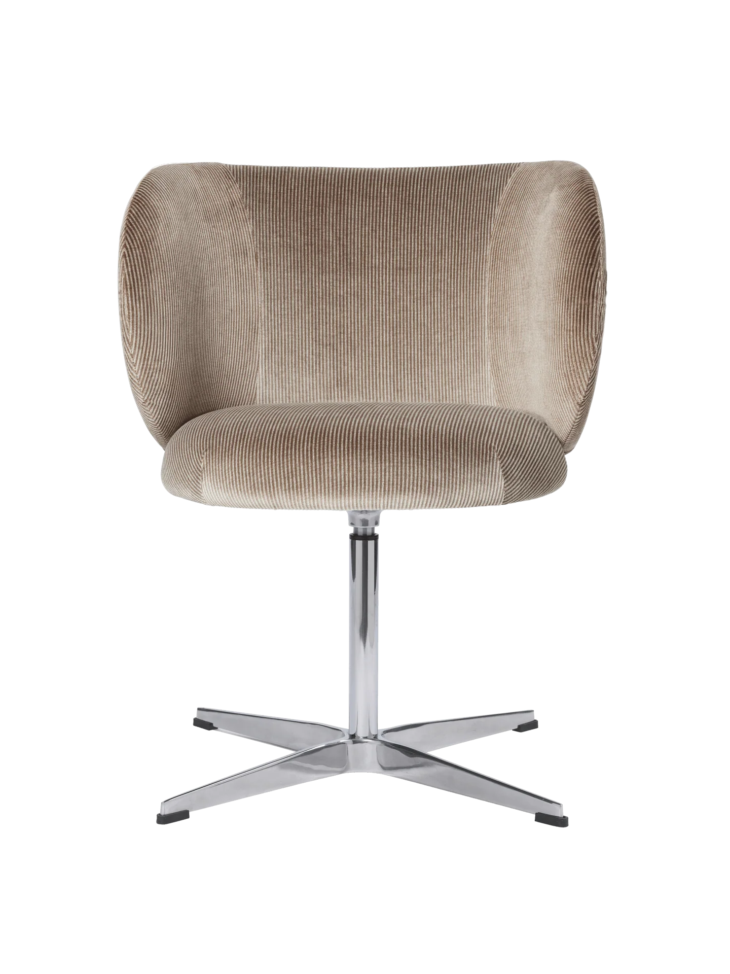 Rico Dining Chair - Swivel - Devoré Velvet - Flint Grey - UK