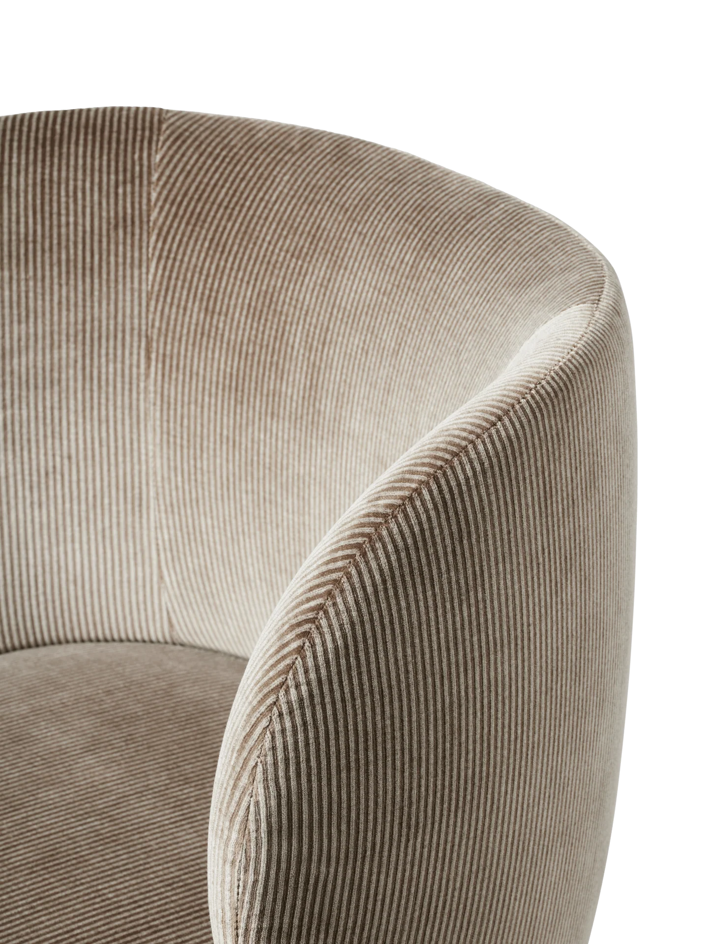 Rico Dining Chair - Swivel - Devoré Velvet - Flint Grey - UK - Image 3