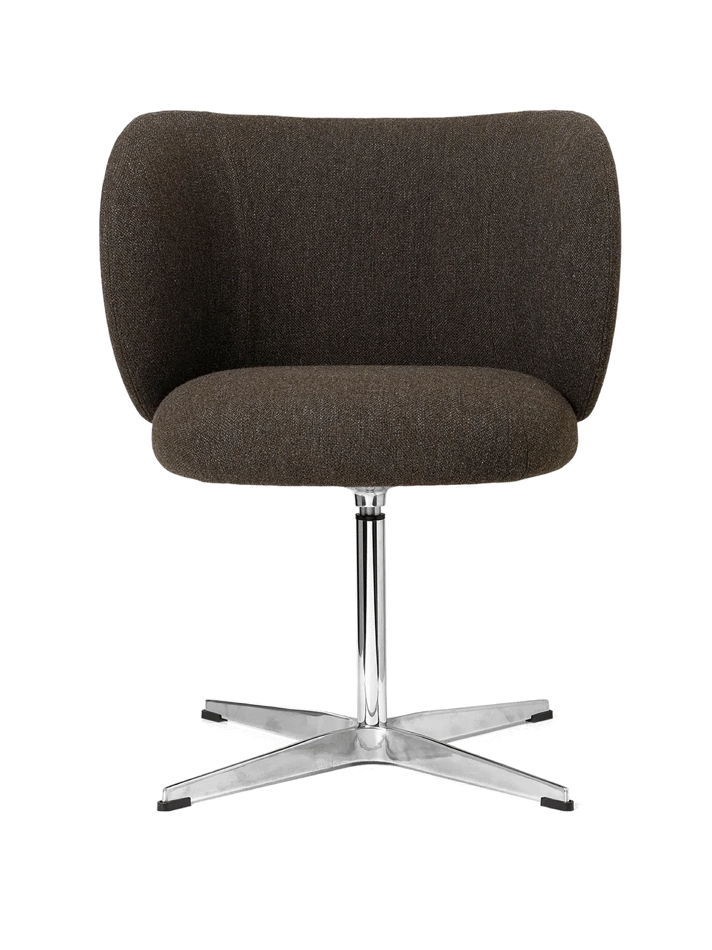 Rico Dining Chair - Swivel - Hallingdal - Dark Grey/Brown - UK