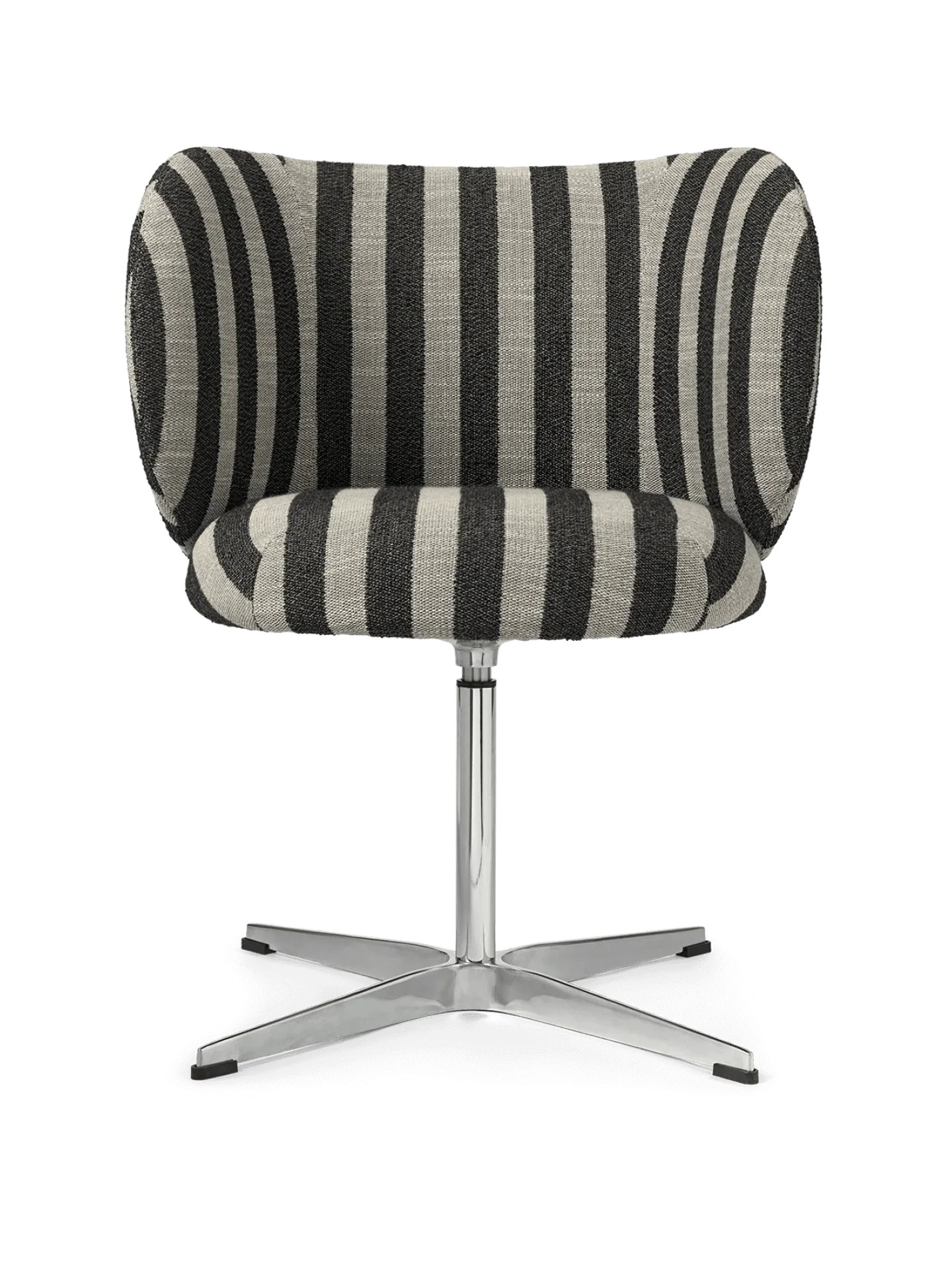 Rico Dining Chair - Swivel - Louisiana - Sand/Black - UK