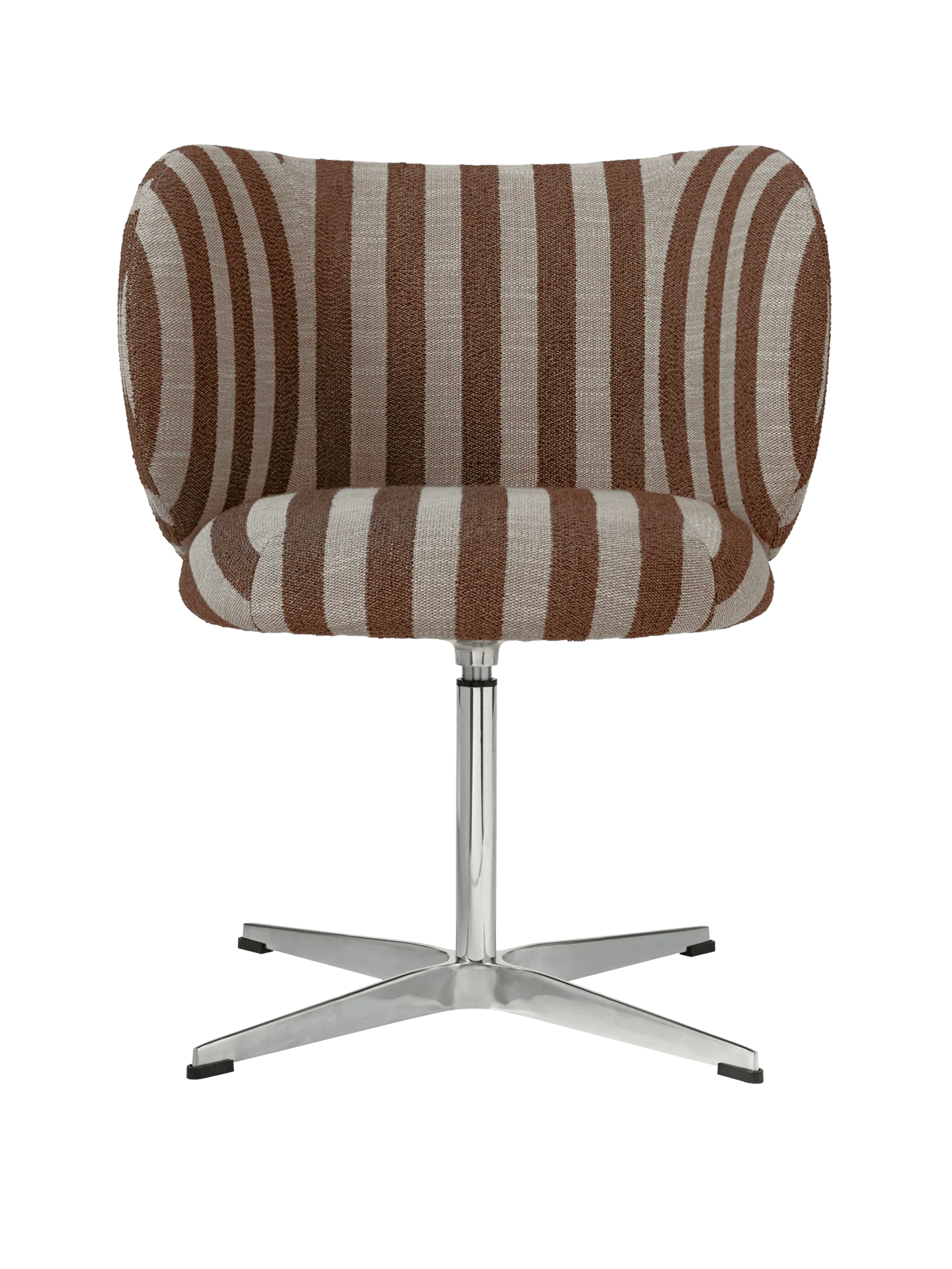 Rico Dining Chair - Swivel - Louisiana - Sand/Chocolate - UK