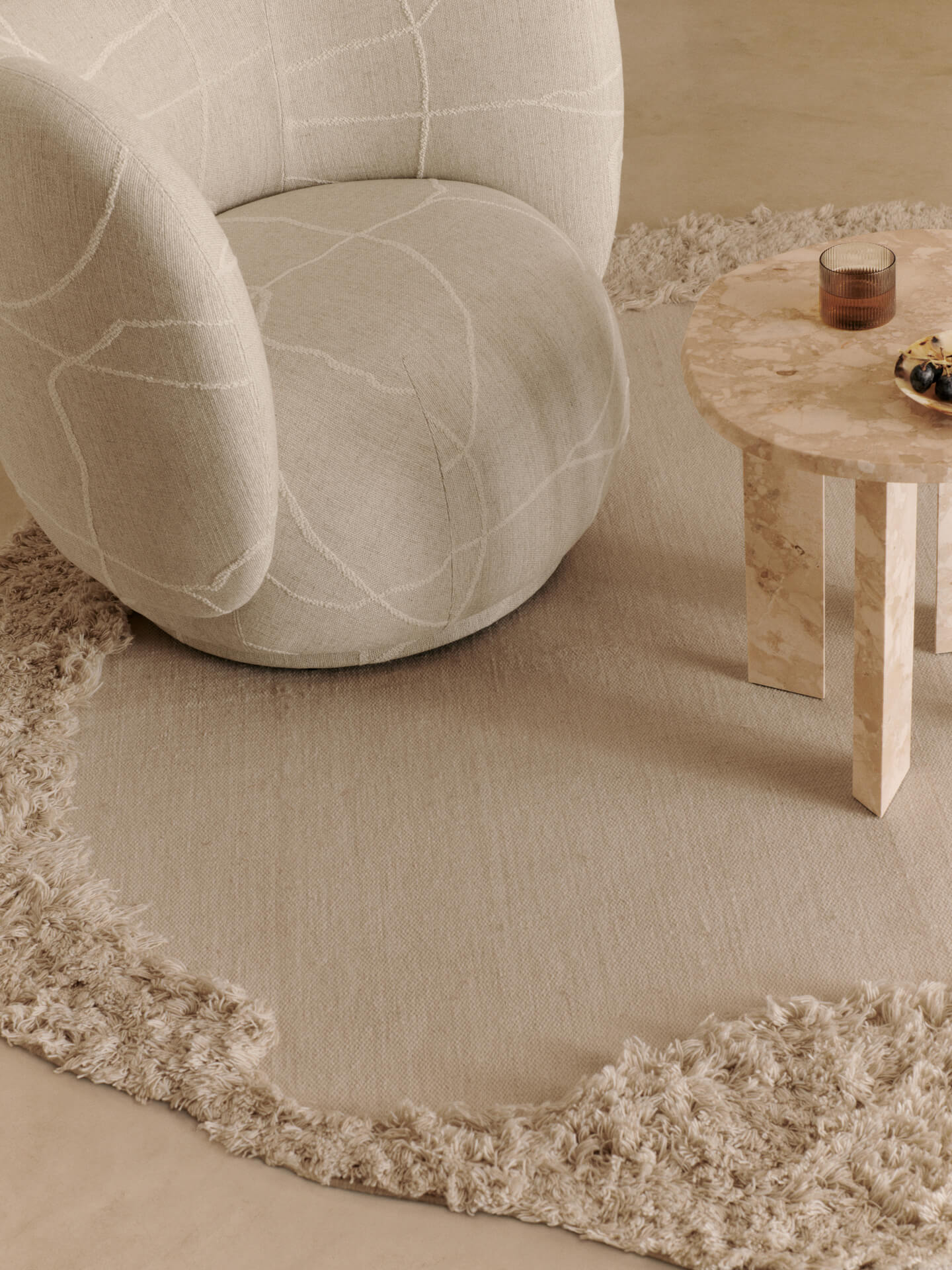 Rico Lounge Chair - Can Lis - Sand/Off-White - UK - Image 5
