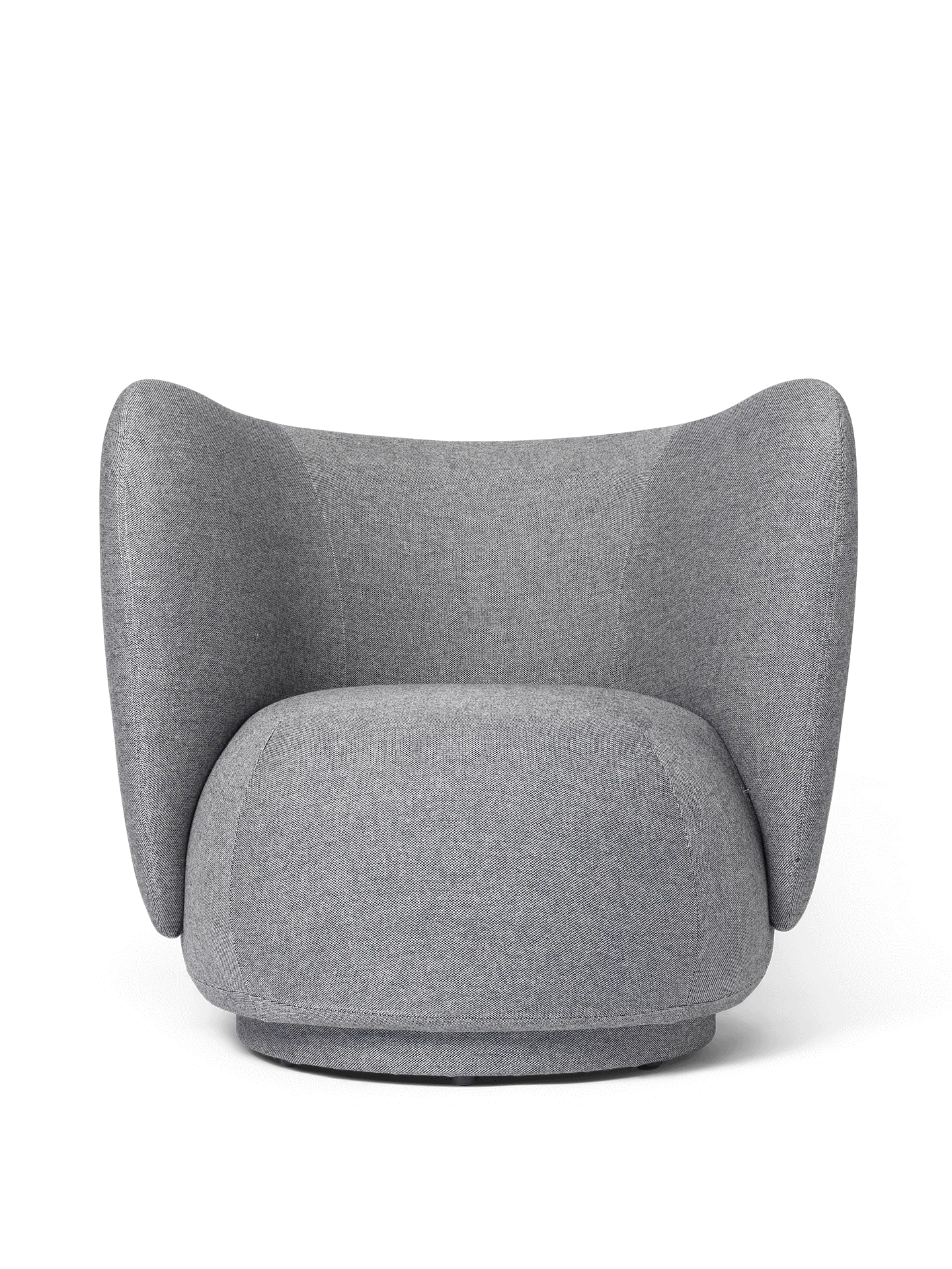 Rico Lounge Chair - Main Line Flax - Navy Melange - UK