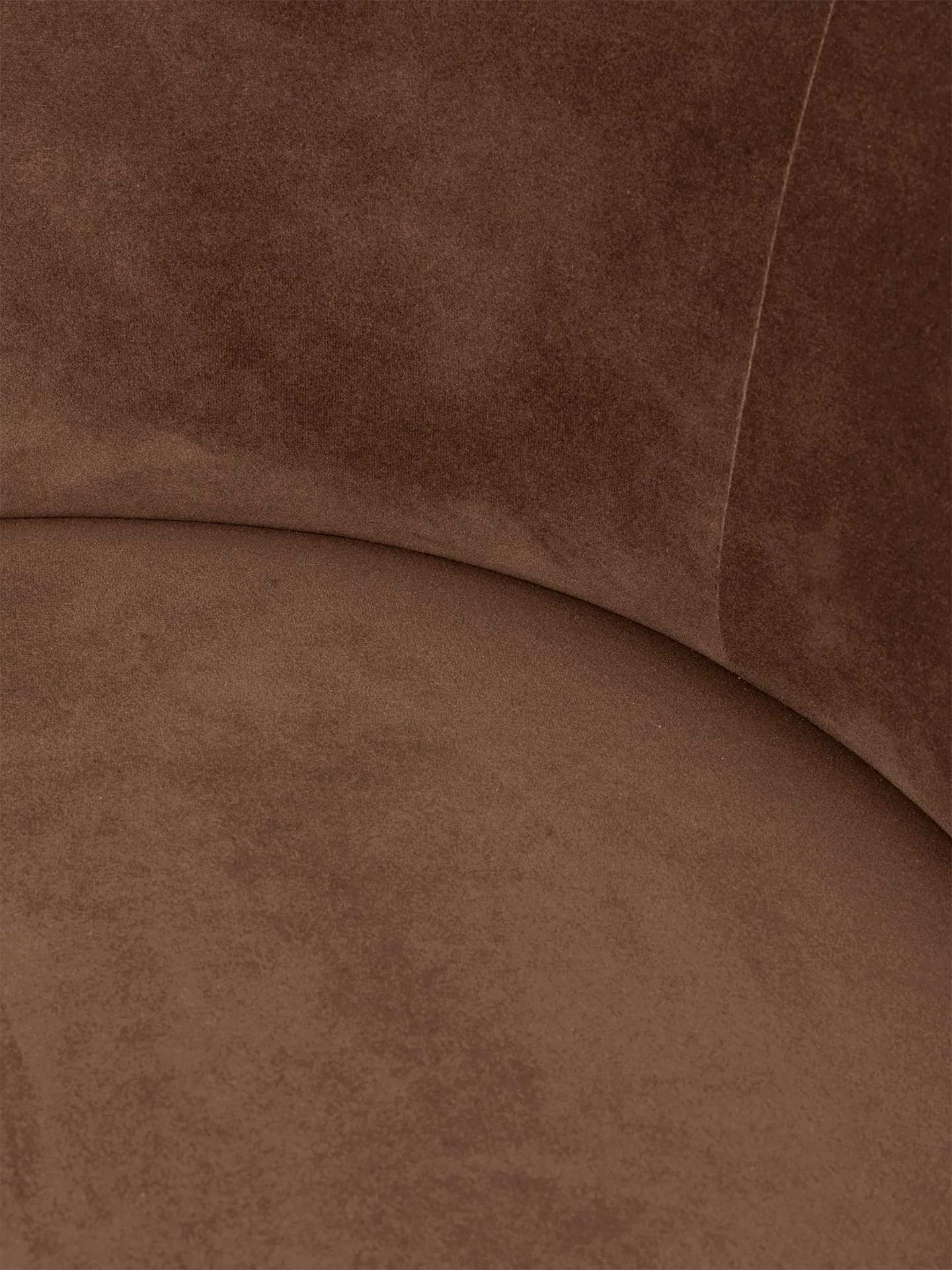 Rico Lounge Chair - Rich Velvet - Soft Brown - UK - Image 4