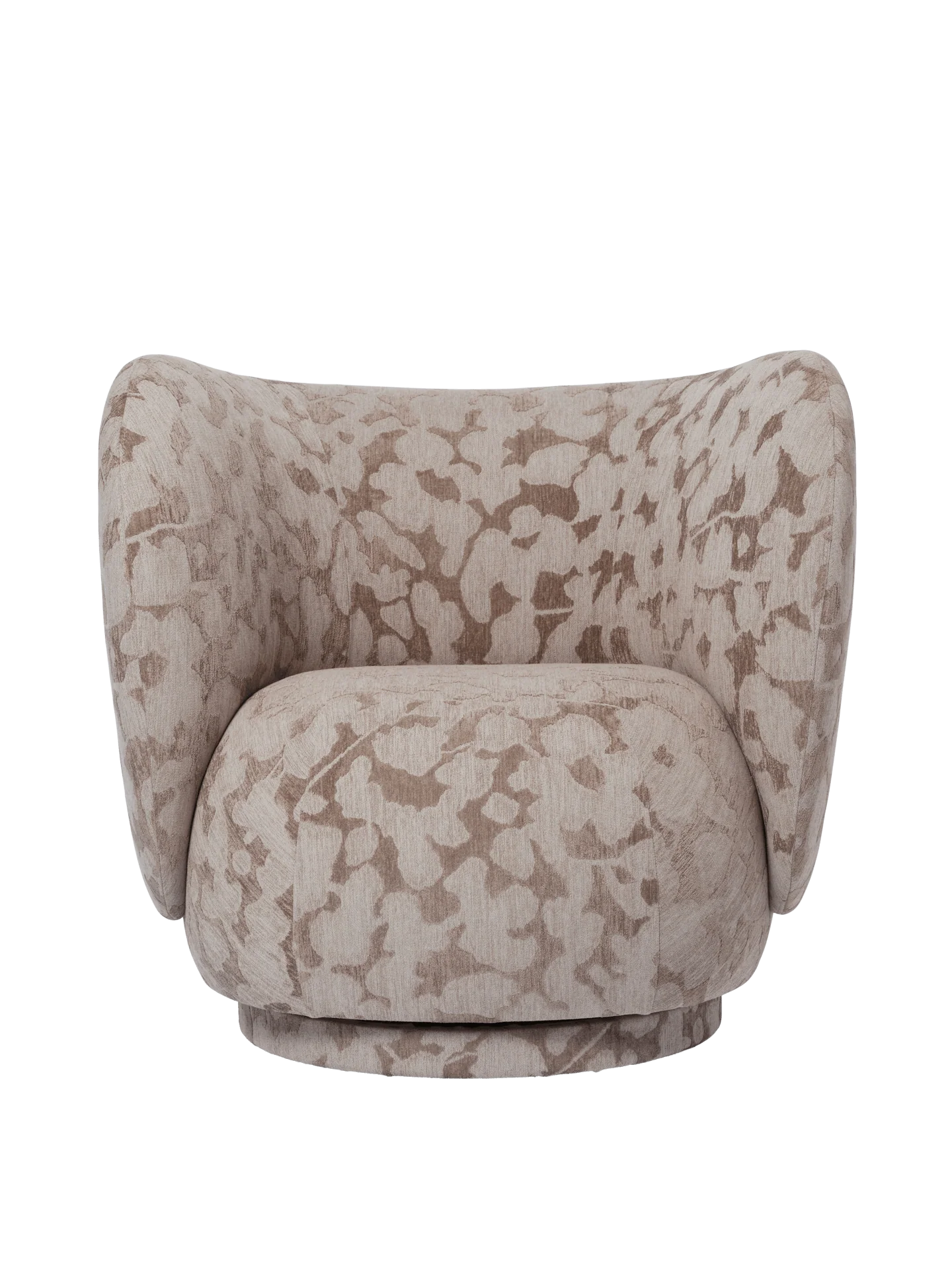 Rico Lounge Chair - Swivel - Cilla - Taupe - UK