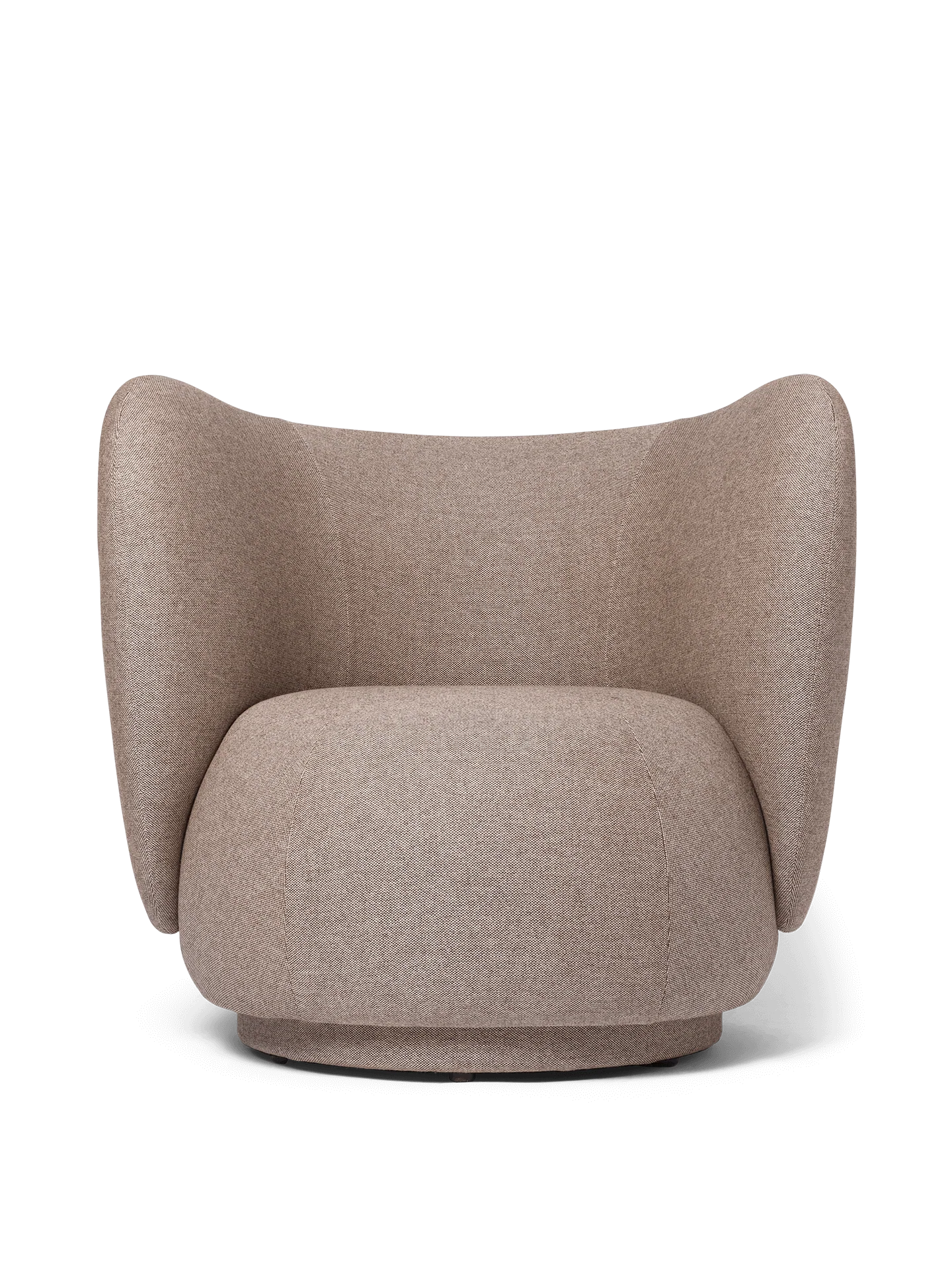 Rico Lounge Chair - Swivel - Main Line Flax - Coffee - UK