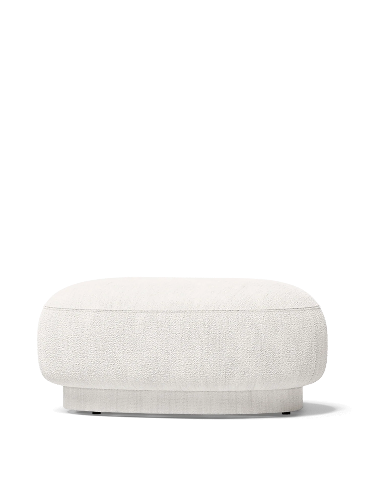 Rico Lounger Pouf - Bouclé - Off-white - UK