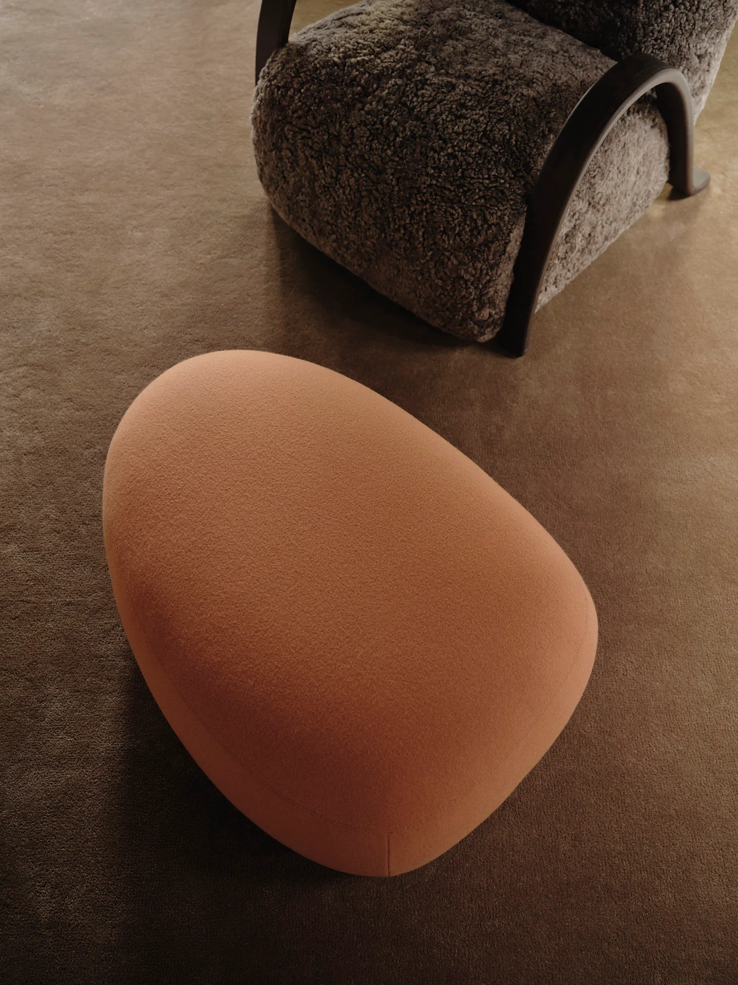 Rico Lounger Pouf - Tonus - Burnt Sienna - UK - Image 2