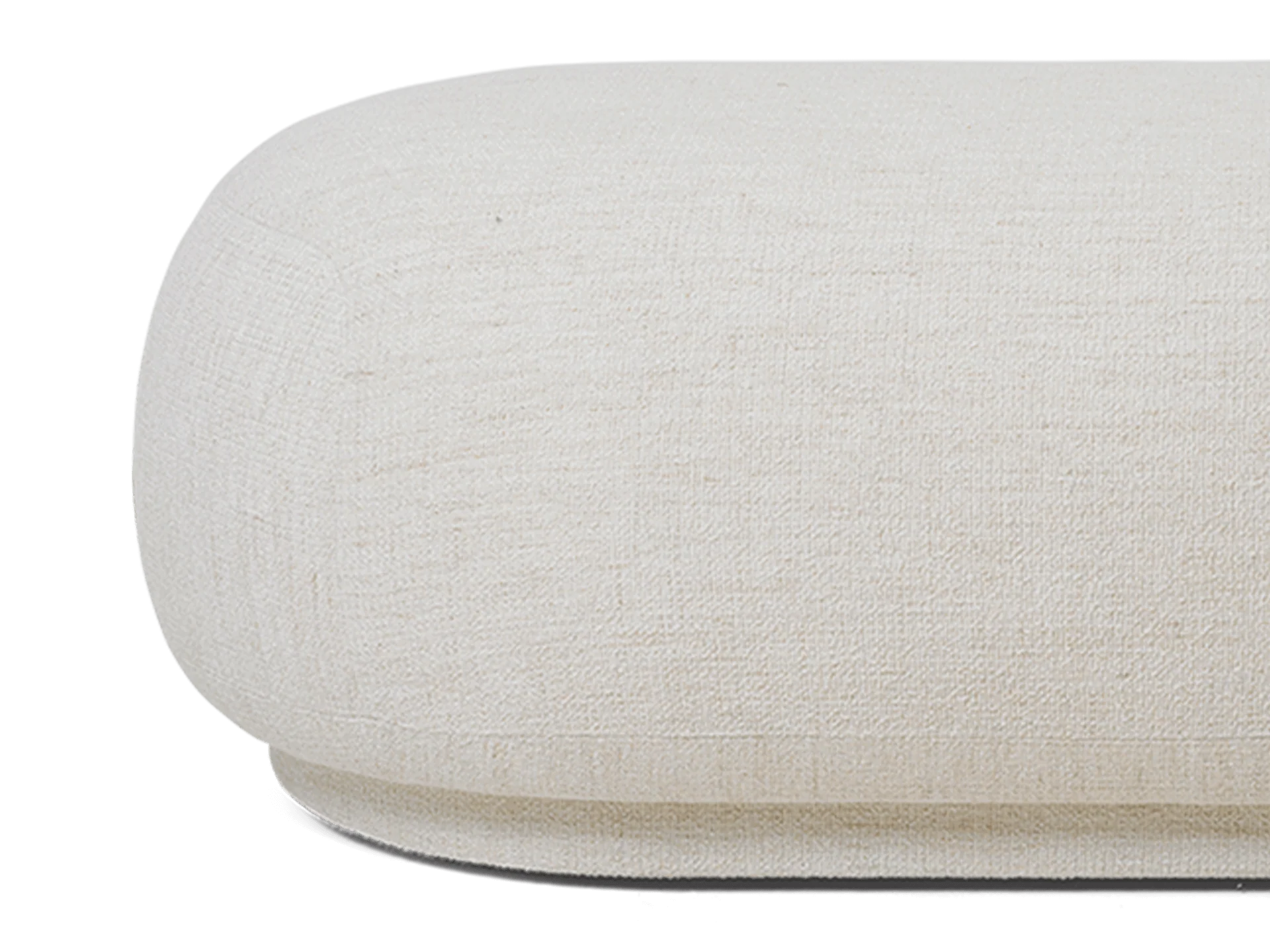 Rico Ottoman - Bouclé - Off-White - UK - Image 2