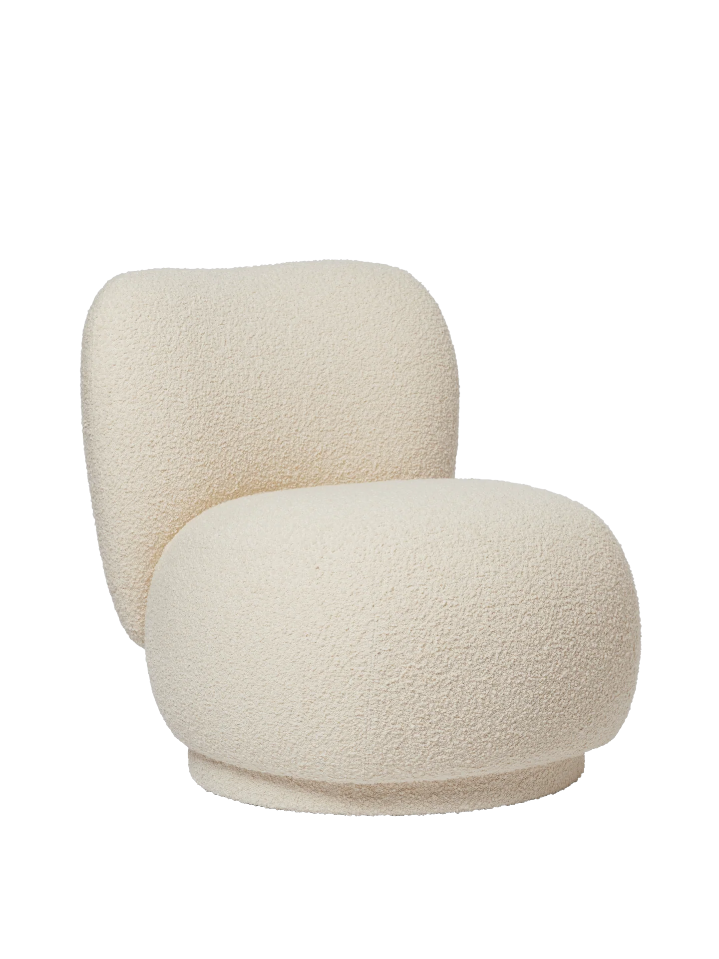 Rico Piccolo Lounge Chair - Nordic Bouclé - Off-White - UK - Image 8
