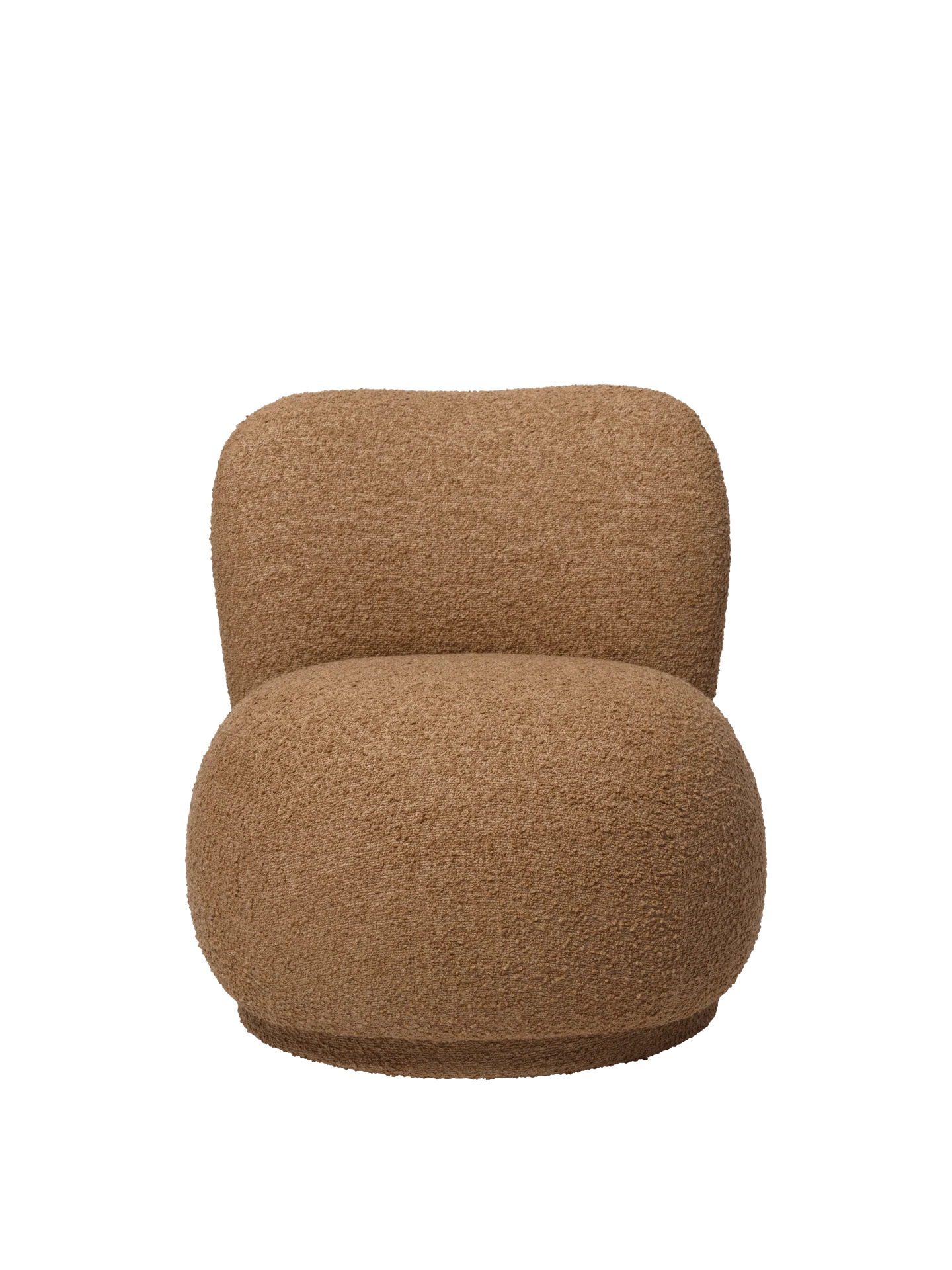 Rico Piccolo Lounge Chair - Raw Bouclé - Tan - UK