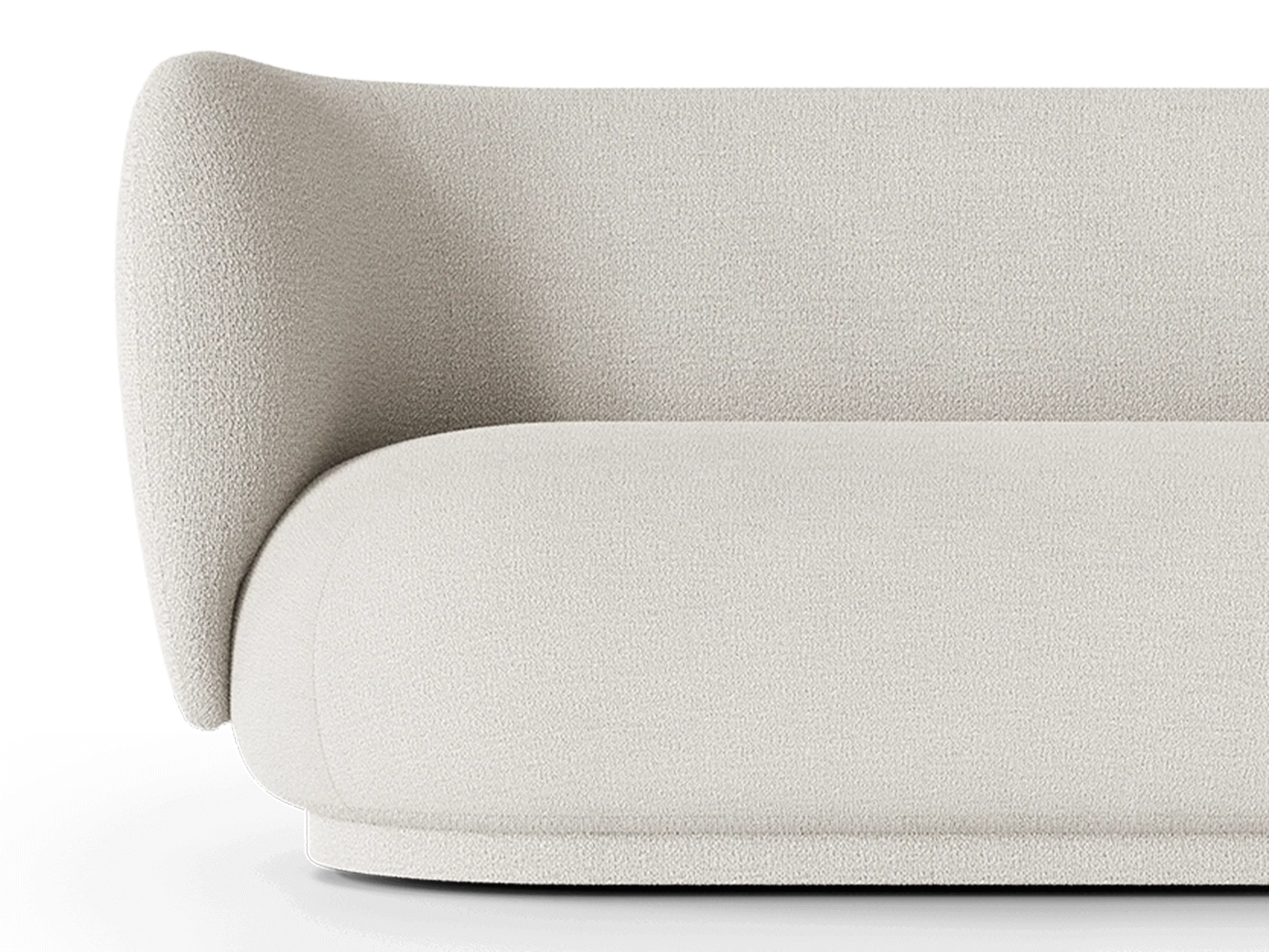 Rico Sofa 2-seater - Bouclé - Off-White - UK - Image 2